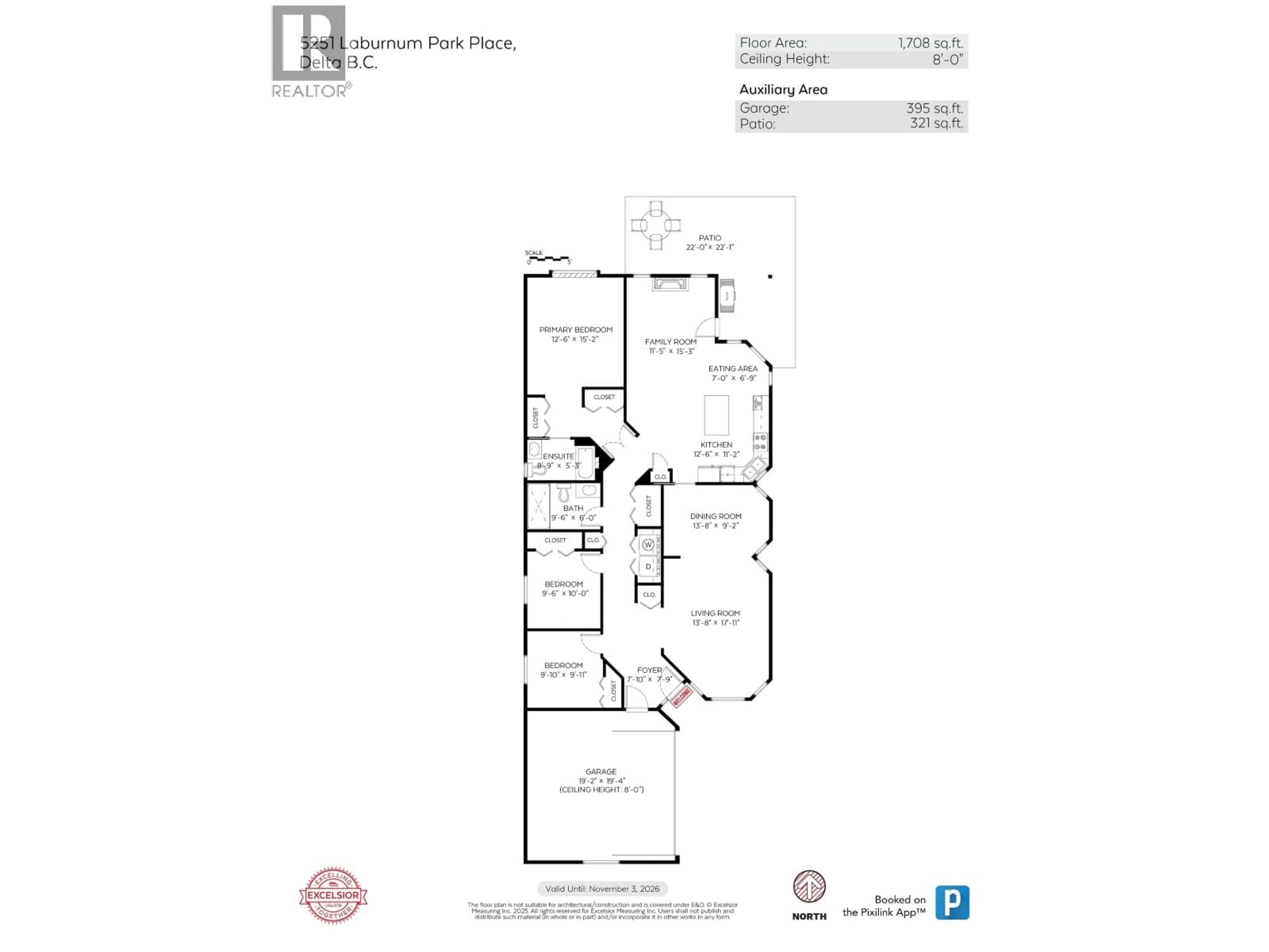 Floor plan for 5251 LABURNUM PARK PLACE, Ladner British Columbia V4K4S6