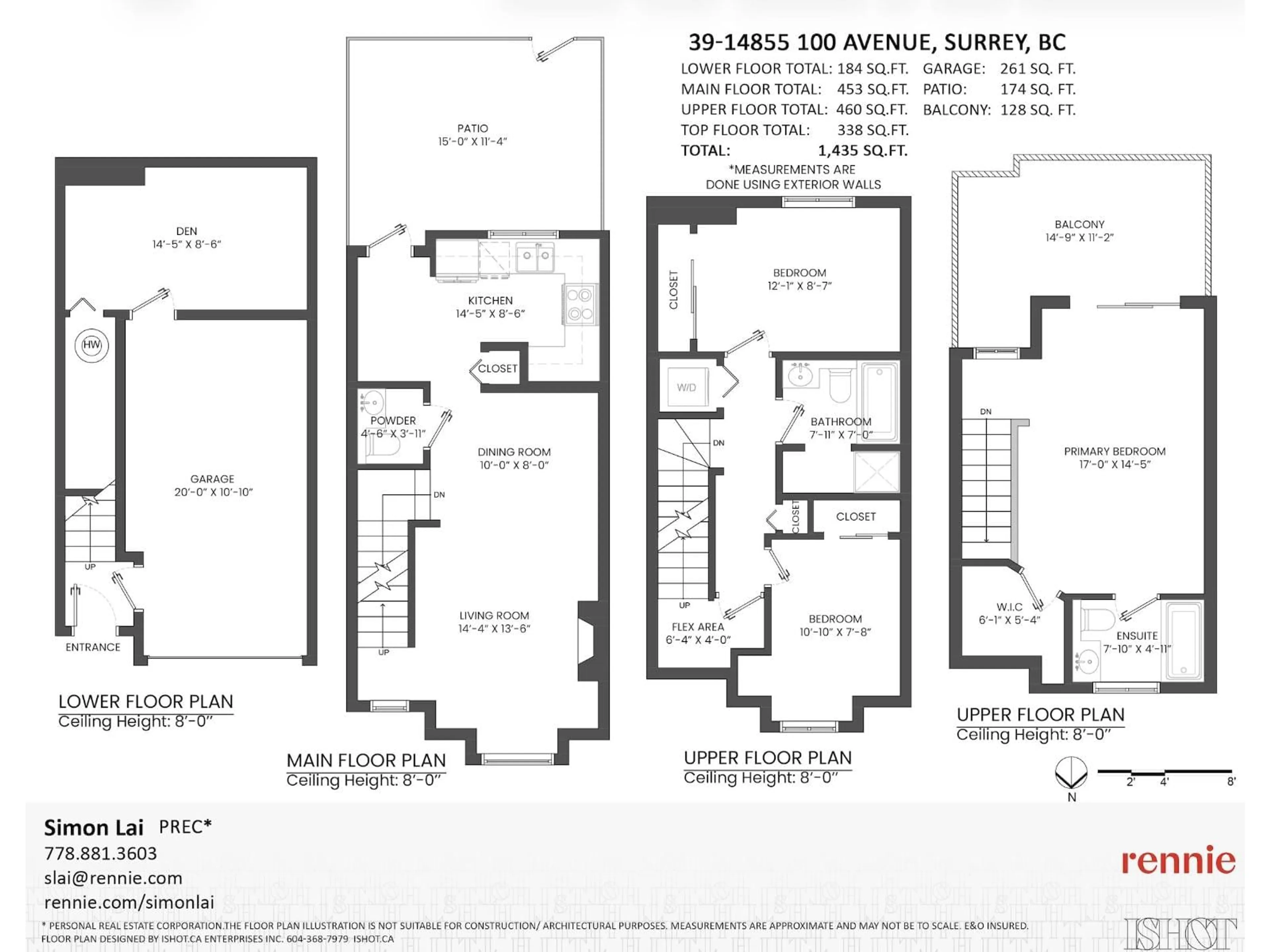 Floor plan for 39 - 14855 100 AVENUE, Surrey British Columbia V3R2W1