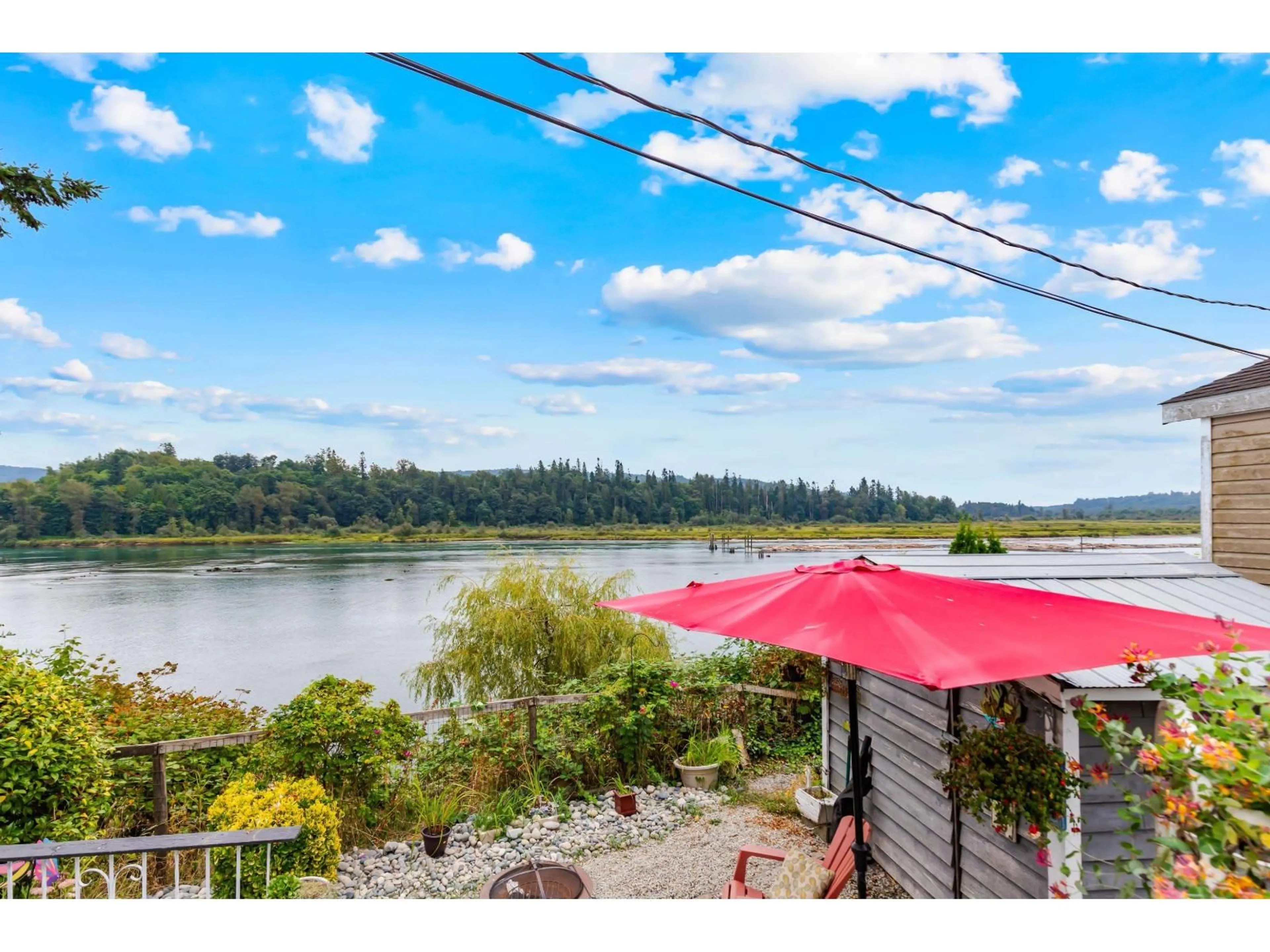 A pic from outside/outdoor area/front of a property/back of a property/a pic from drone, water/lake/river/ocean view for 63 - 9950 WILSON STREET, Mission British Columbia V4S1B3