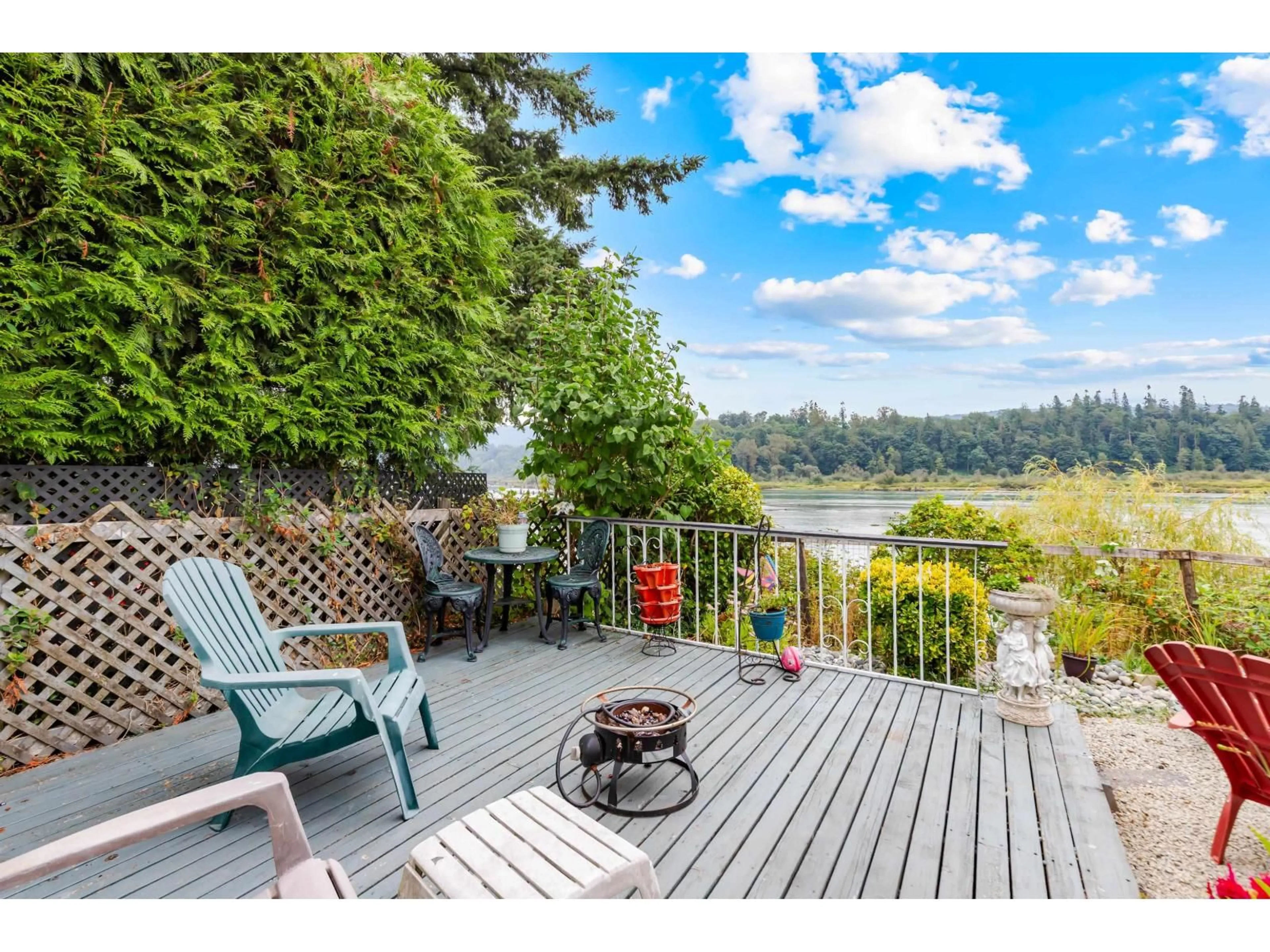 Patio, water/lake/river/ocean view for 63 - 9950 WILSON STREET, Mission British Columbia V4S1B3