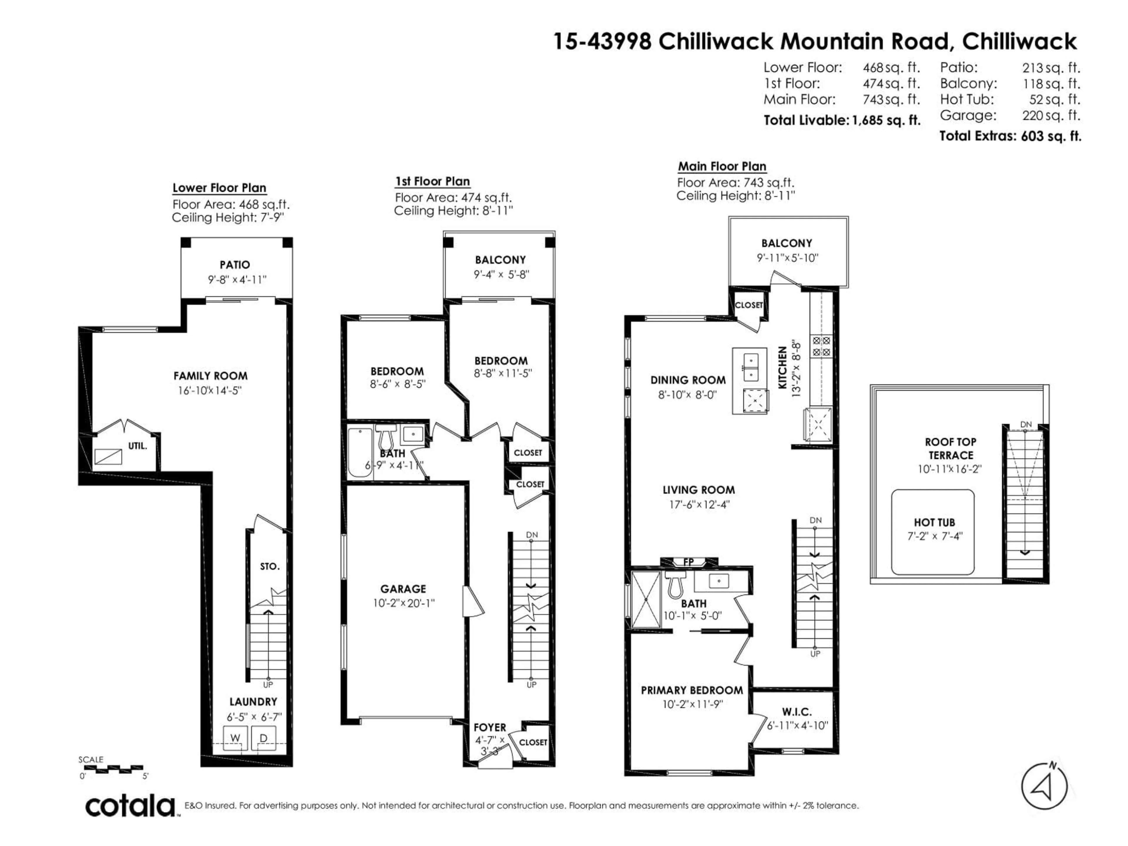Floor plan for 15 - 43998 CHILLIWACK MOUNTAIN ROAD, Chilliwack British Columbia V2R4A1