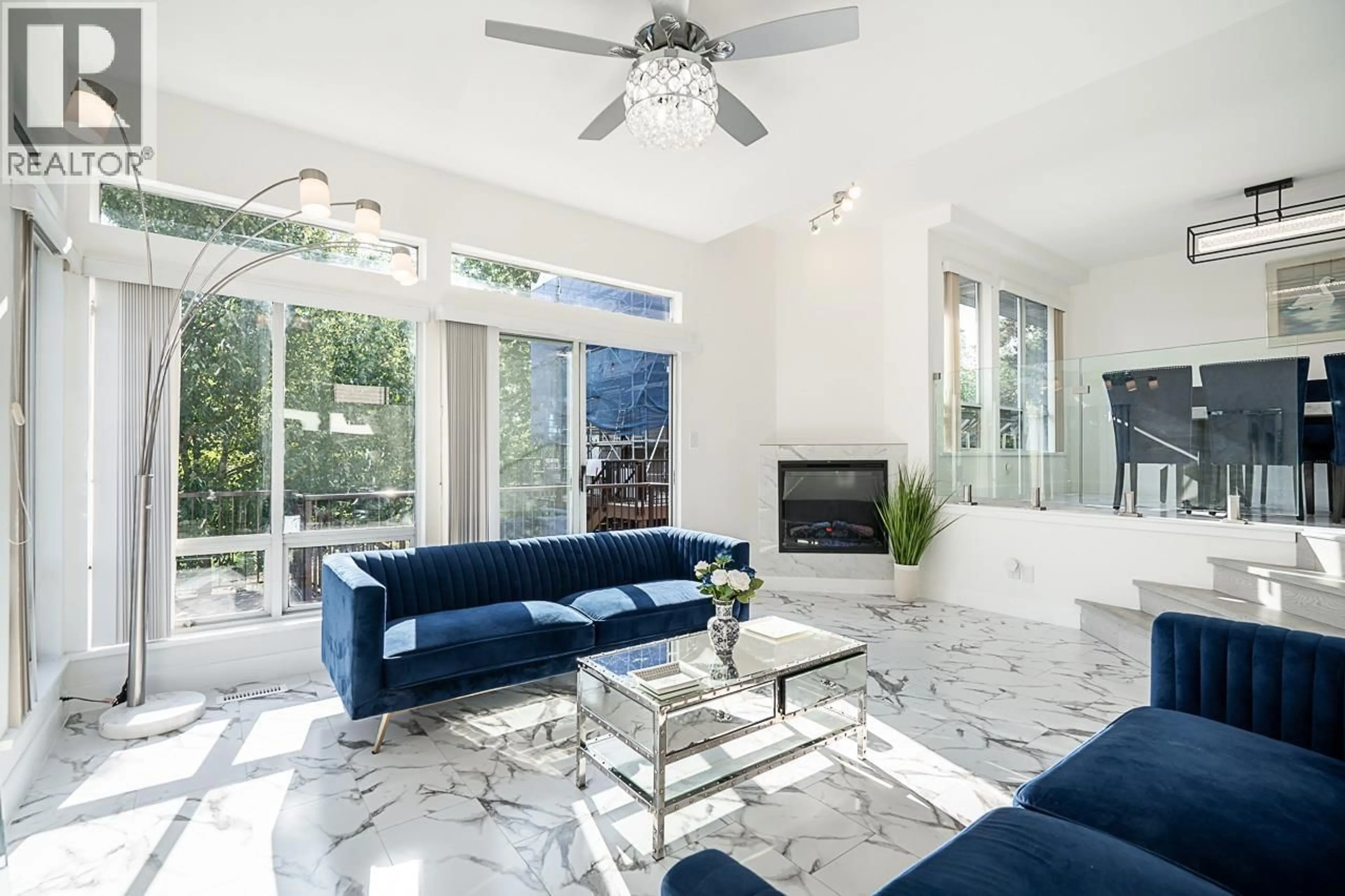 Living room with furniture, ceramic/tile floor for 54 - 5380 SMITH DRIVE, Richmond British Columbia V6V2K8