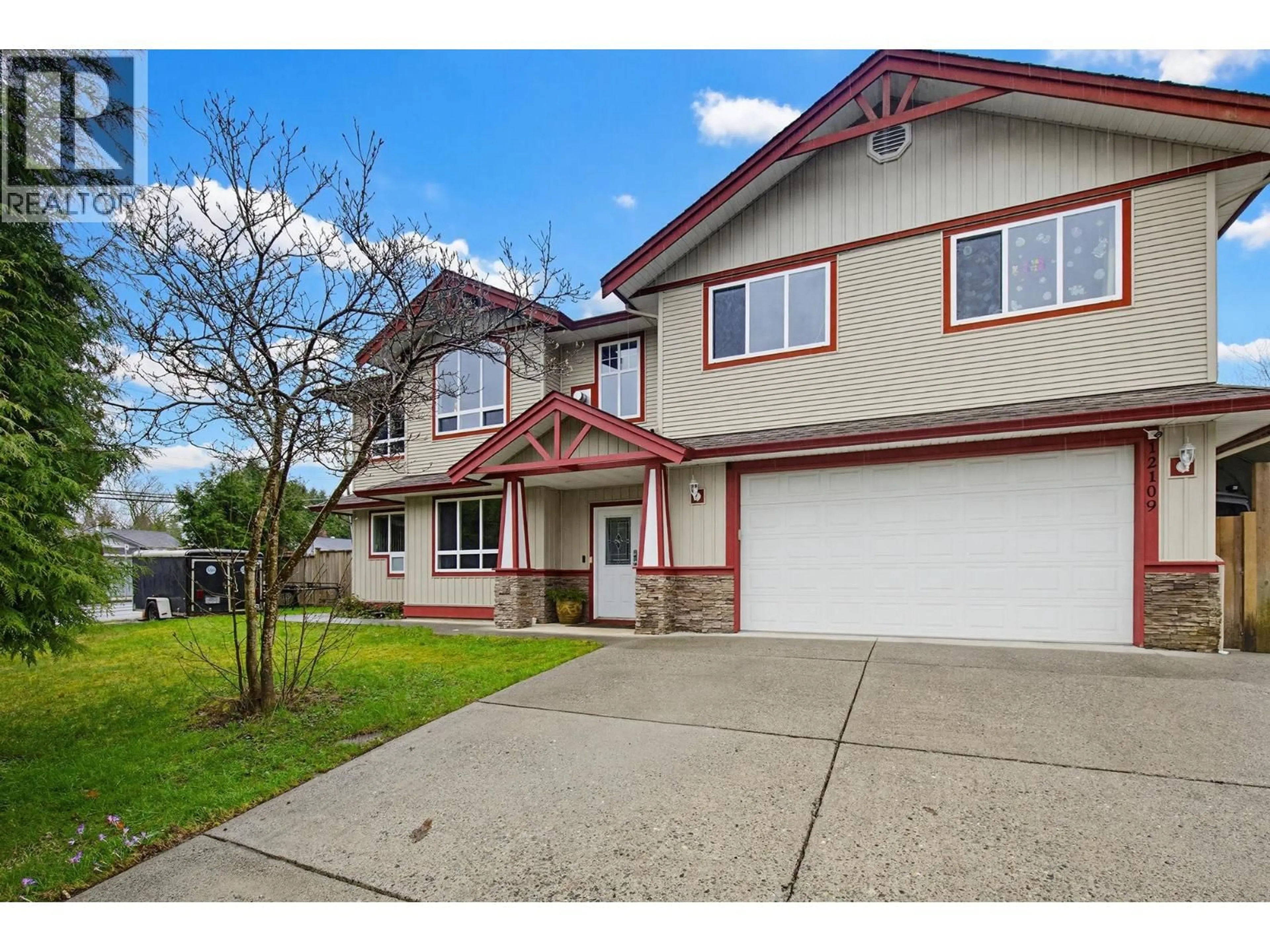 A pic from outside/outdoor area/front of a property/back of a property/a pic from drone, street for 12109 CHERRYWOOD DRIVE, Maple Ridge British Columbia V2X9K5