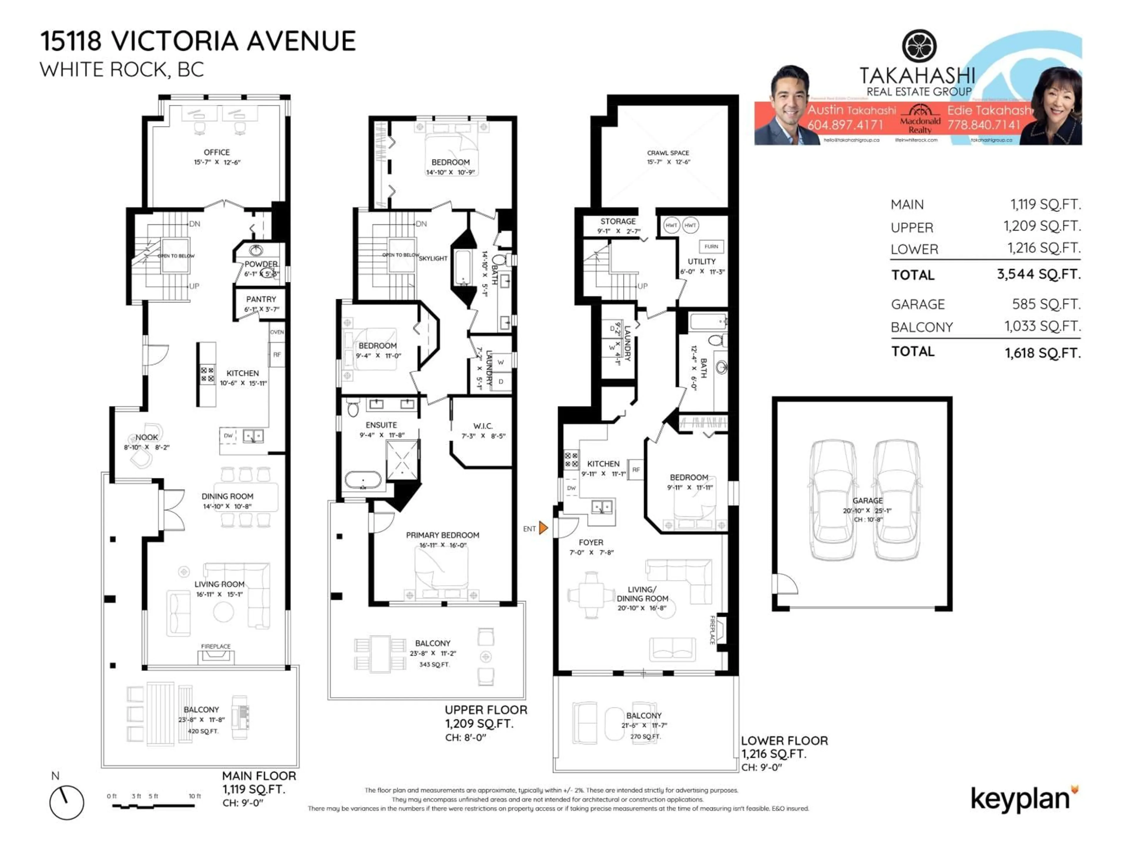 Floor plan for 15118 VICTORIA AVENUE, White Rock British Columbia V4B1G3