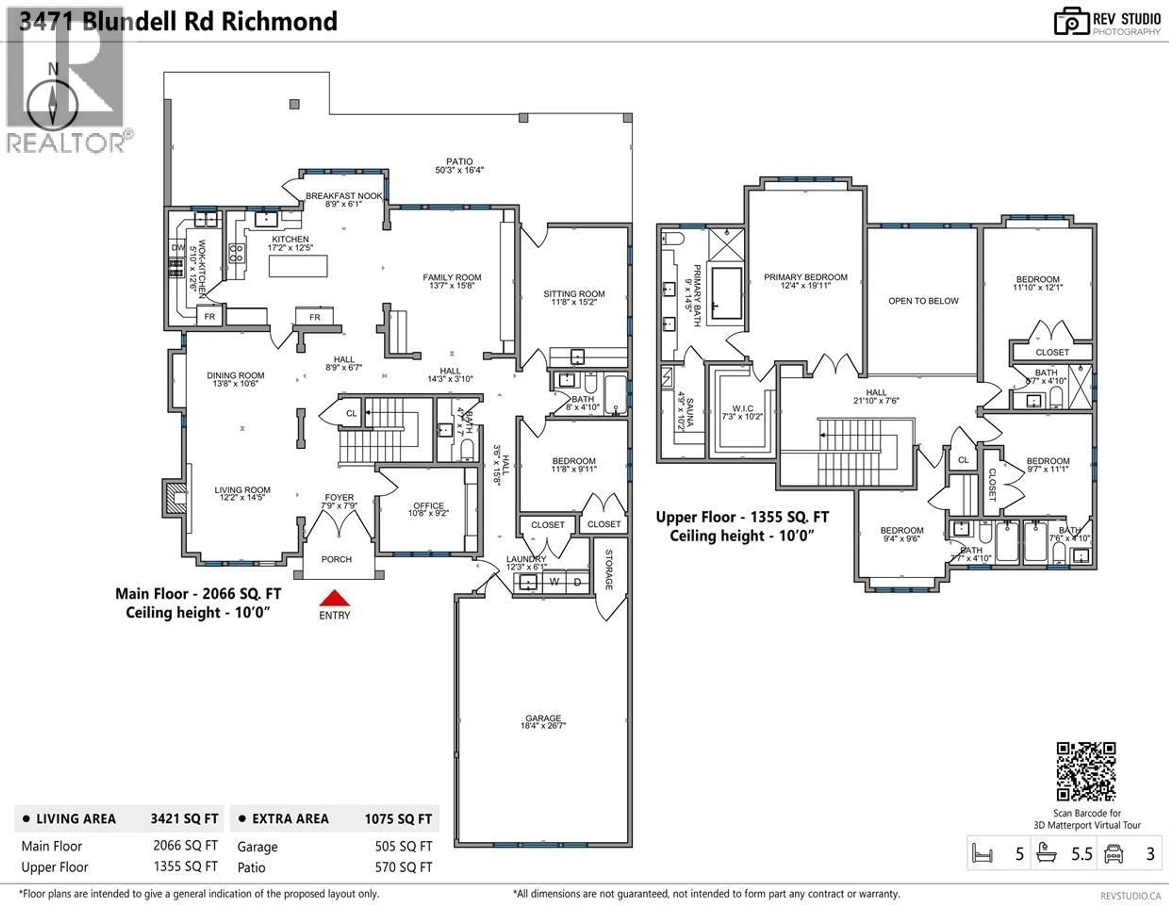 Floor plan for 3471 BLUNDELL ROAD, Richmond British Columbia V7C1G5