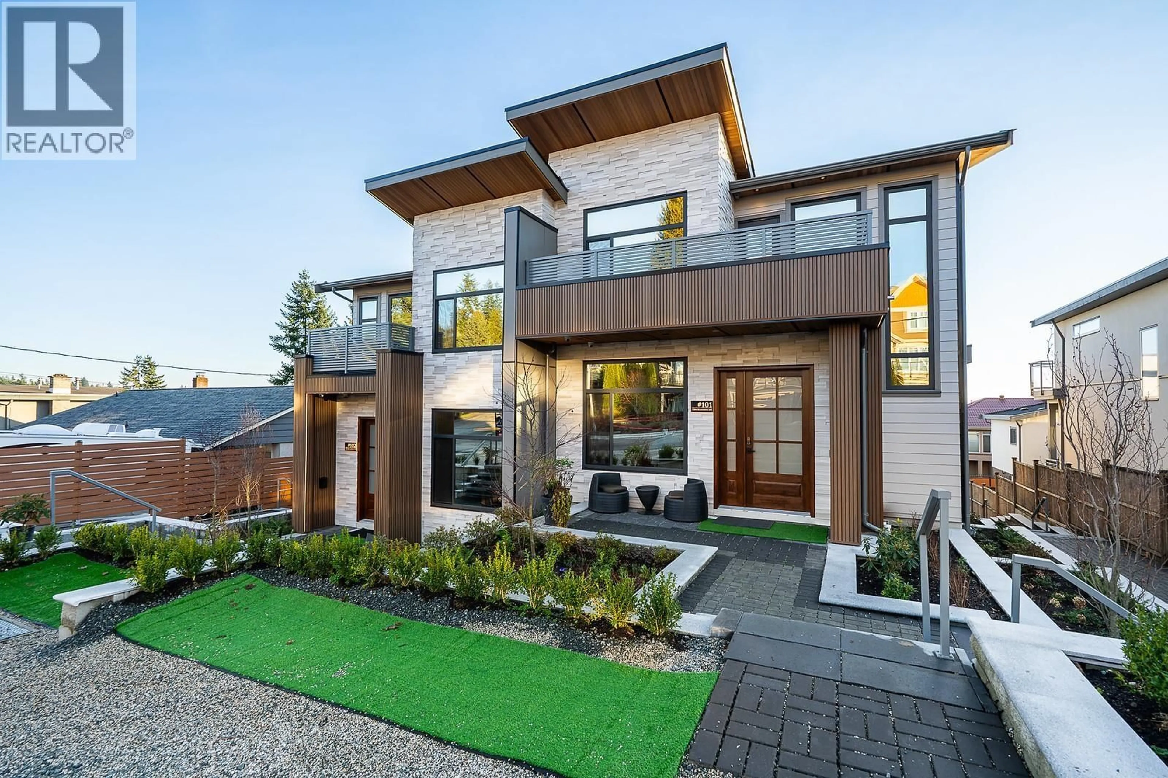 Home with brick exterior material, street for 101 - 1204 HAMMOND AVENUE, Coquitlam British Columbia V3K2P5