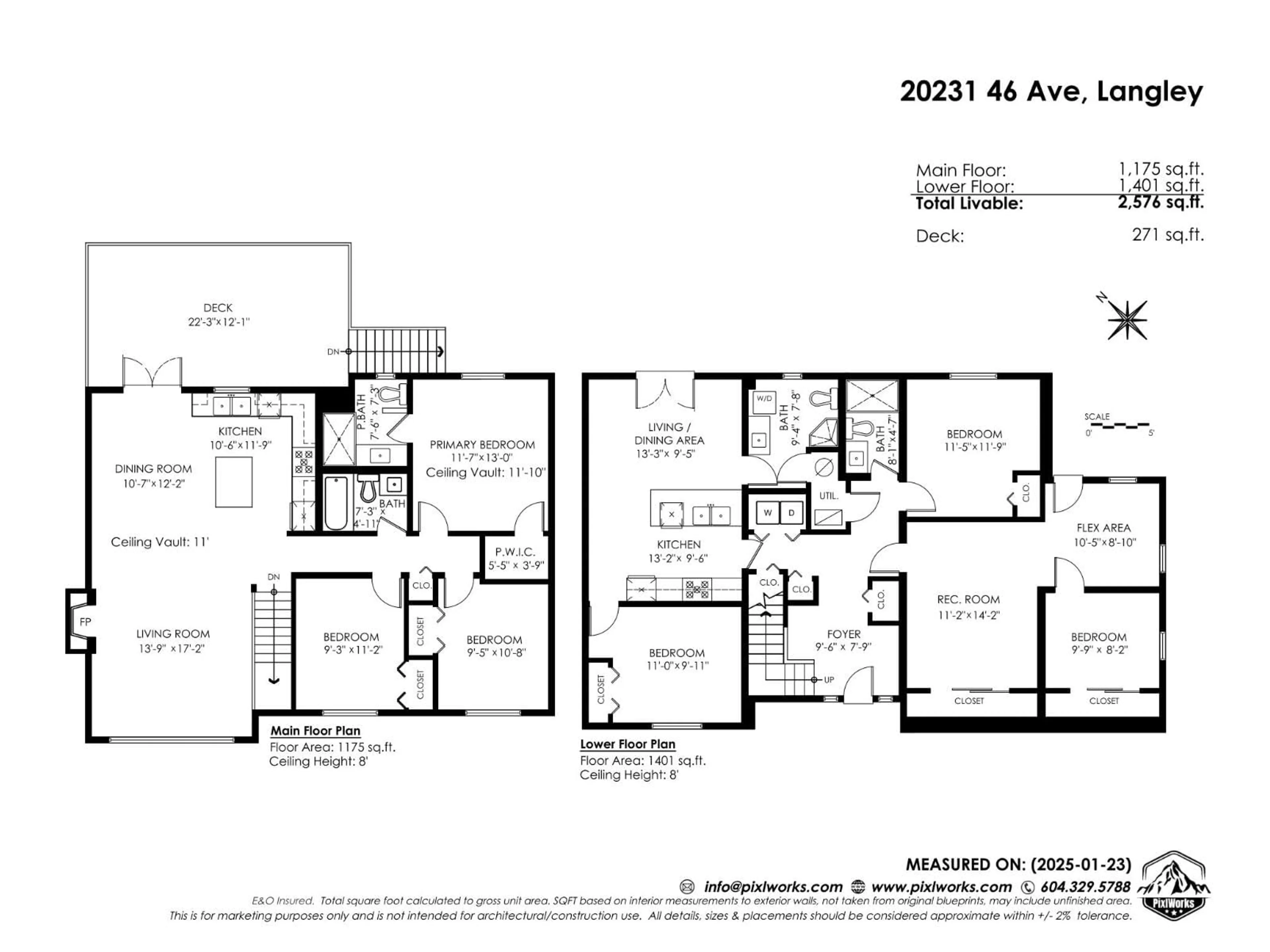Floor plan for 20231 46 AVENUE, Langley British Columbia V3A5K3