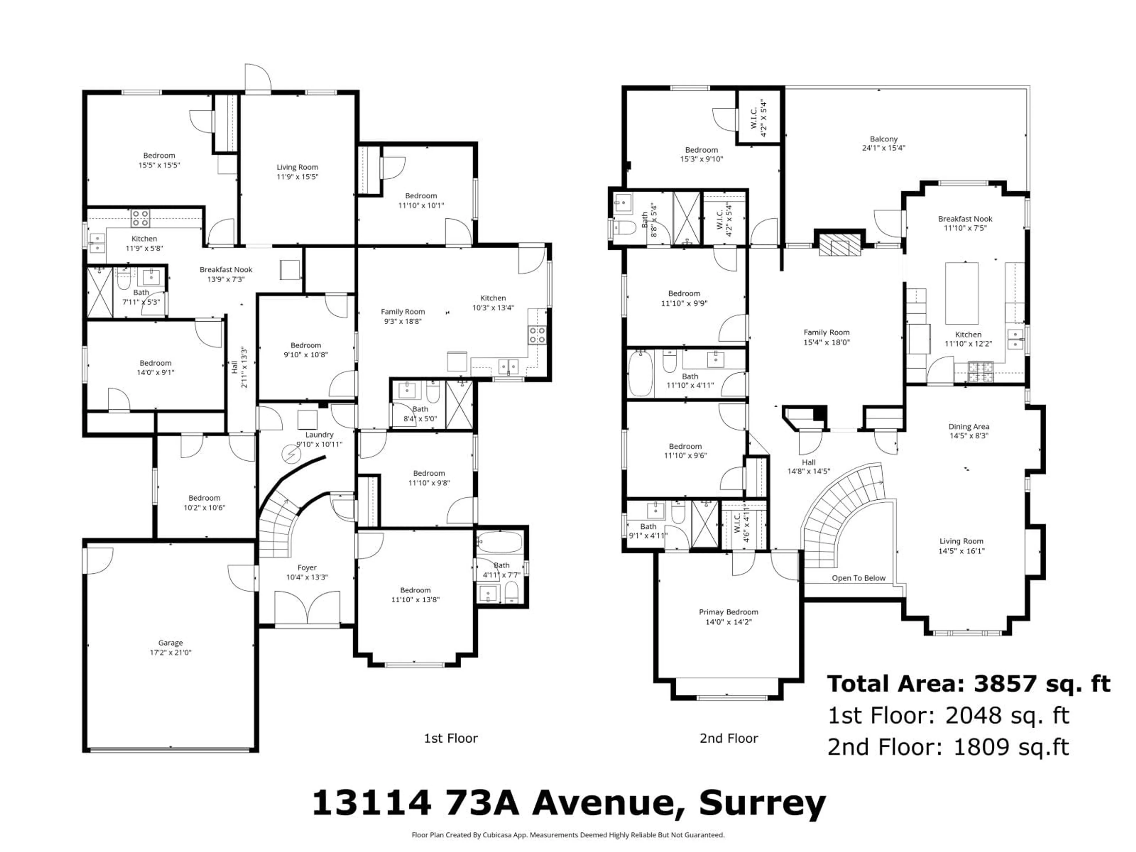 Floor plan for 13114 73A AVENUE, Surrey British Columbia V3W2R7