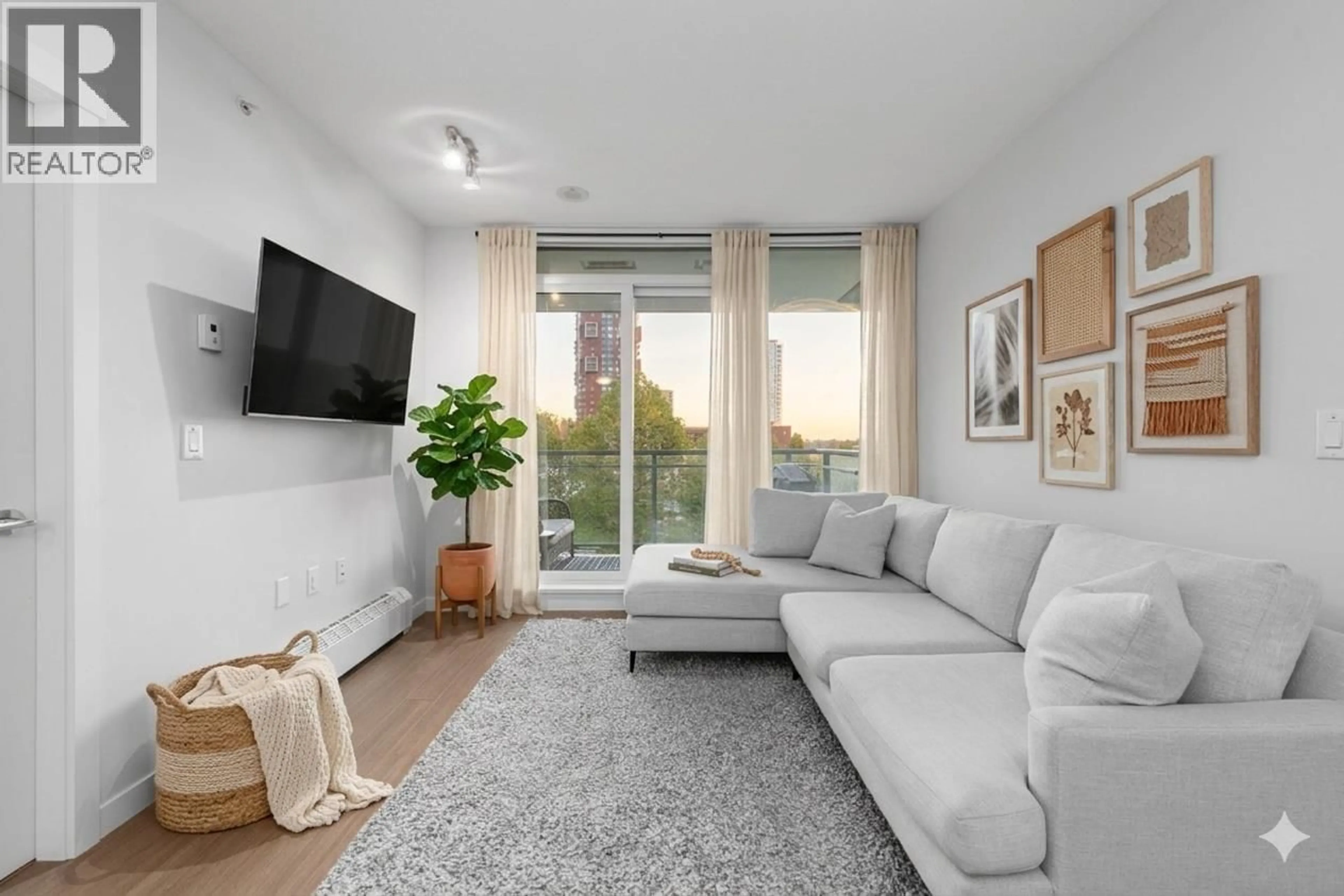 Living room with furniture, unknown for 511 - 3281 KENT AVENUE NORTH AVENUE, Vancouver British Columbia V5S0C4