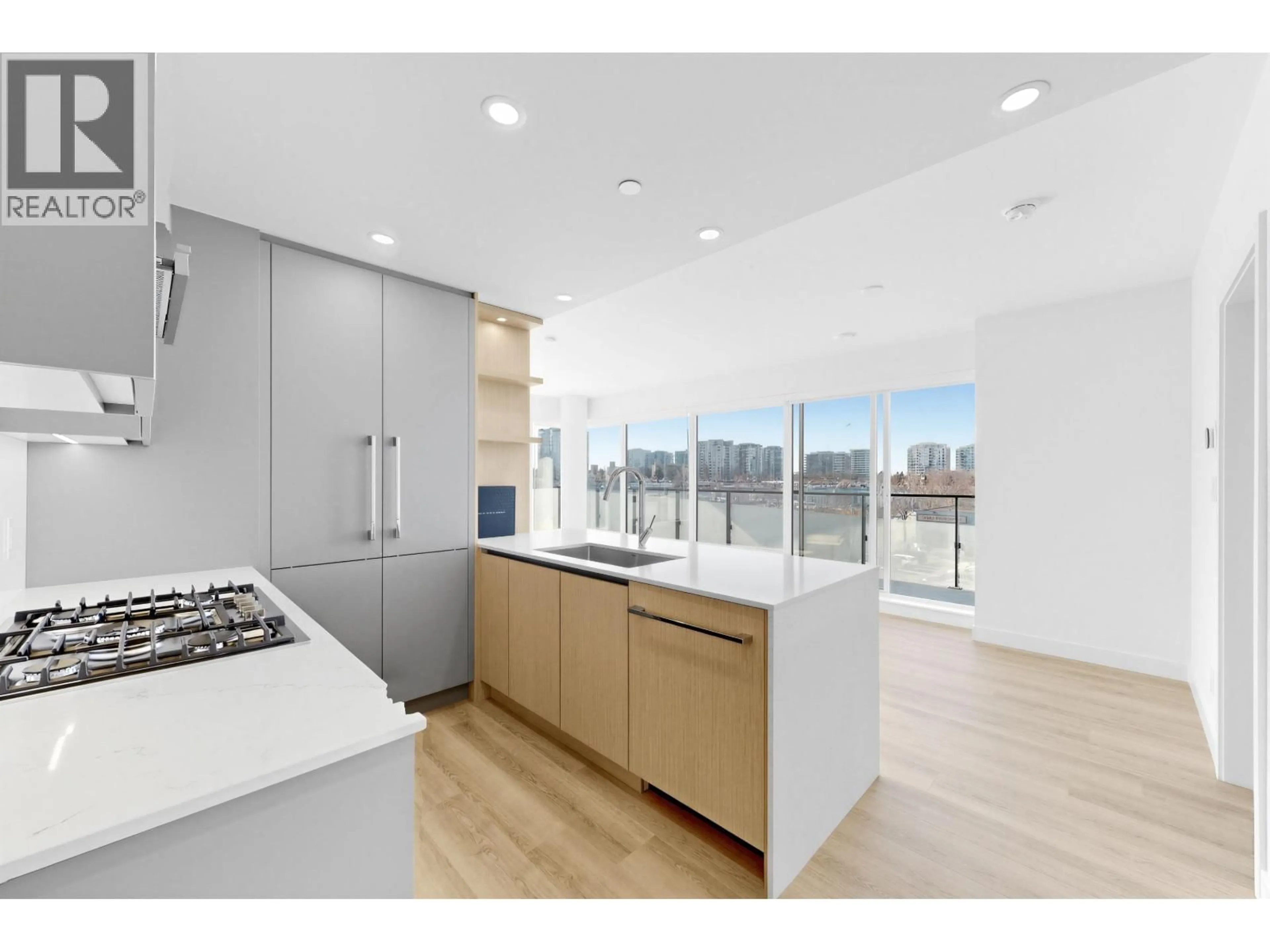 Open concept kitchen, unknown for 407 - 7977 LANSDOWNE ROAD, Richmond British Columbia V6X0X7