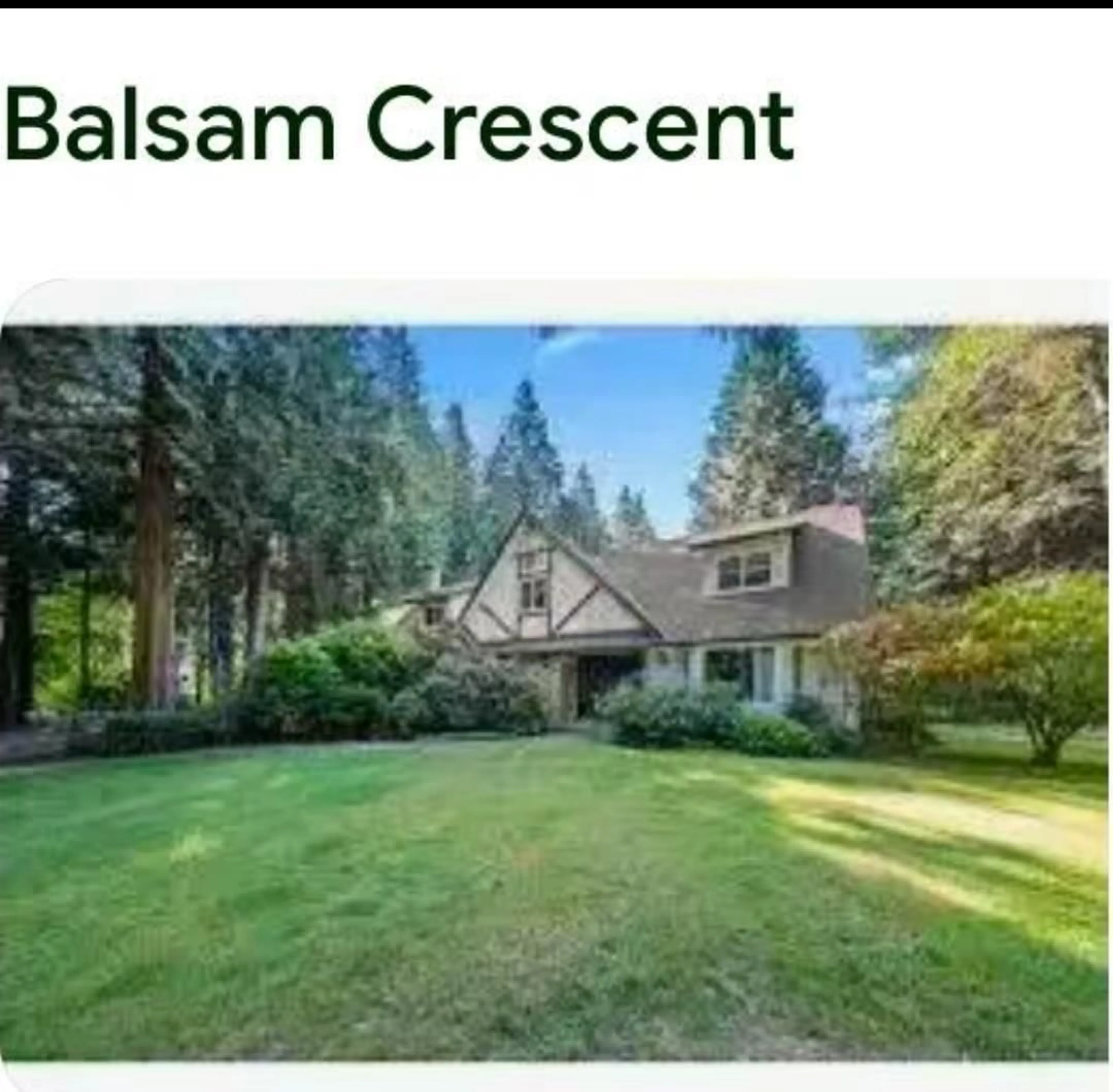 A pic from outside/outdoor area/front of a property/back of a property/a pic from drone, street for 3035 BALSAM CRESCENT, Surrey British Columbia V4P1V9