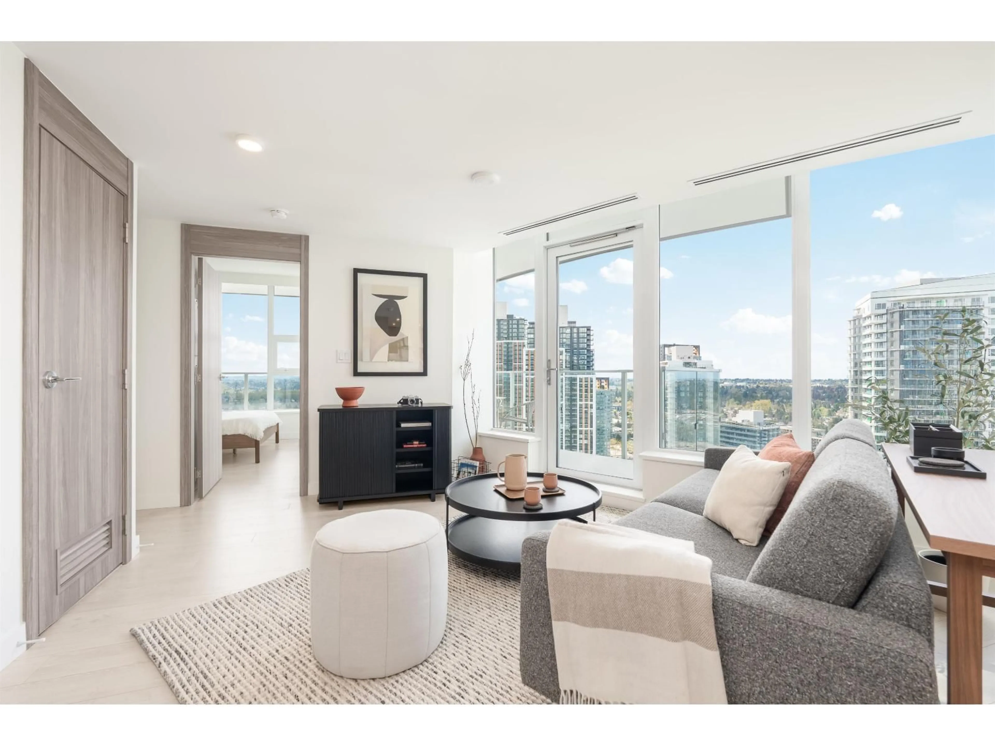 Living room with furniture, unknown for 3505 - 13768 100TH AVENUE, Surrey British Columbia V3T0V2