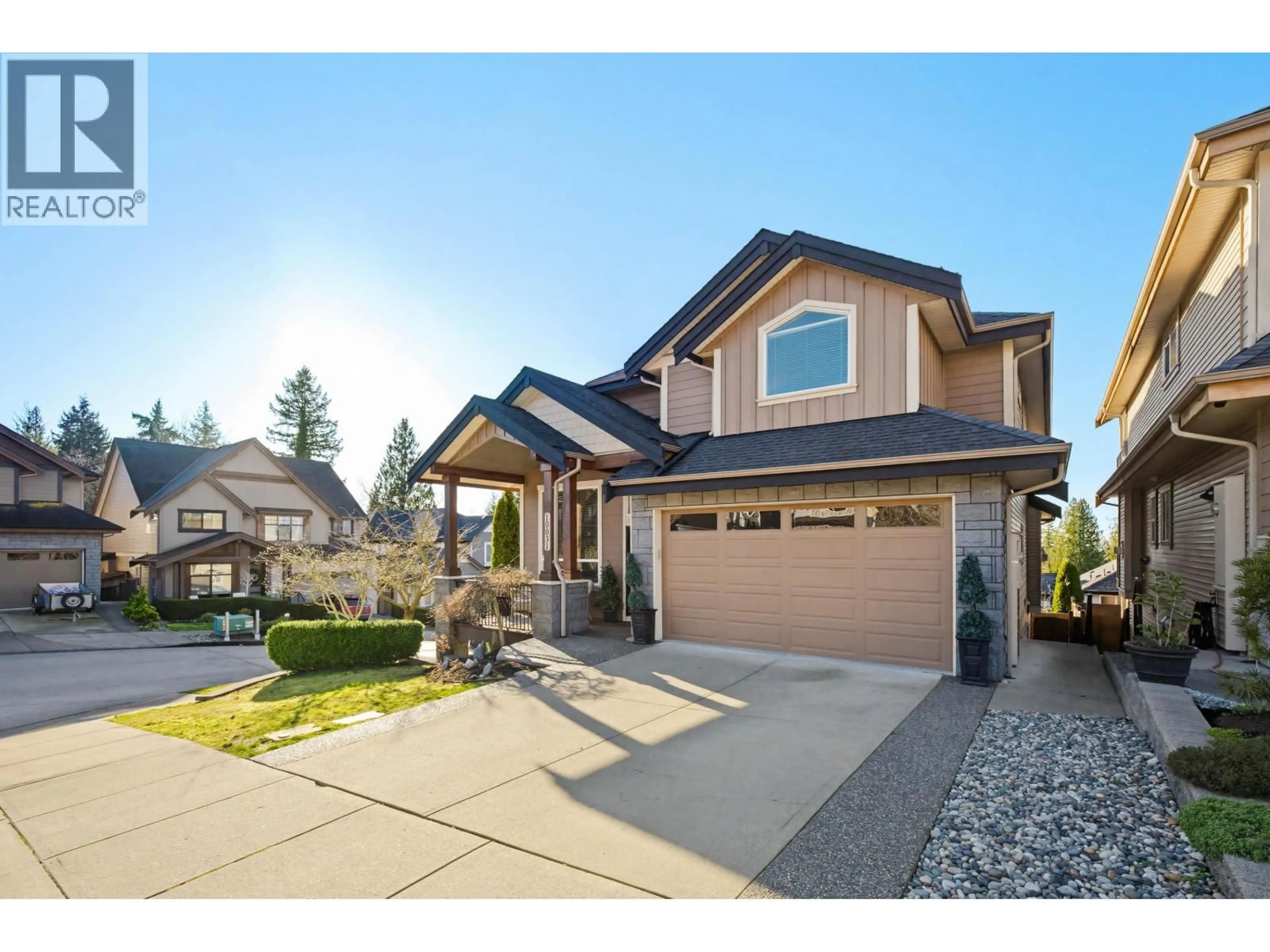 Home with vinyl exterior material, street for 10031 247B STREET, Maple Ridge British Columbia V2W0H1