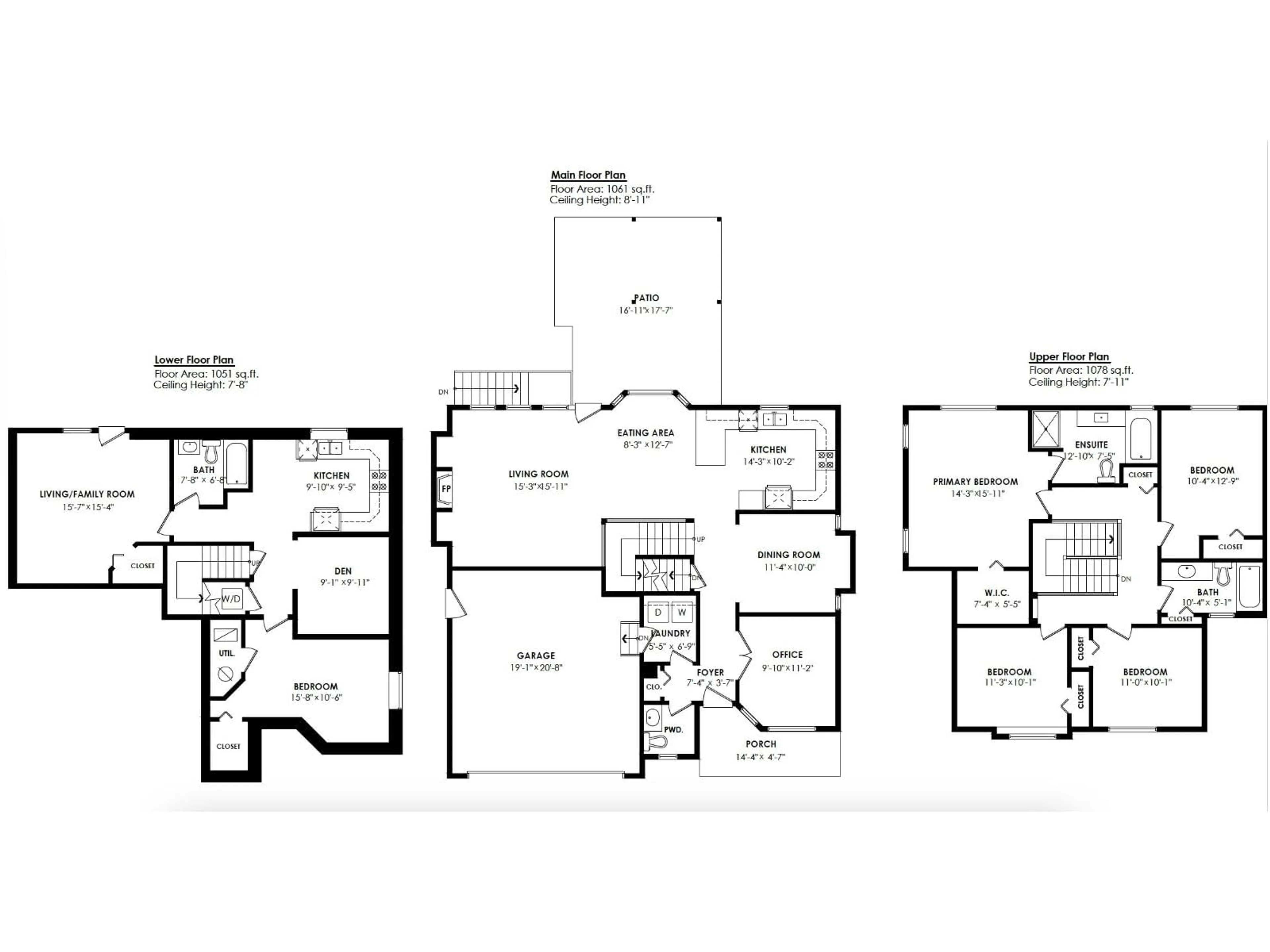Floor plan for 2872 CAMBIE STREET, Abbotsford British Columbia V4X2R9