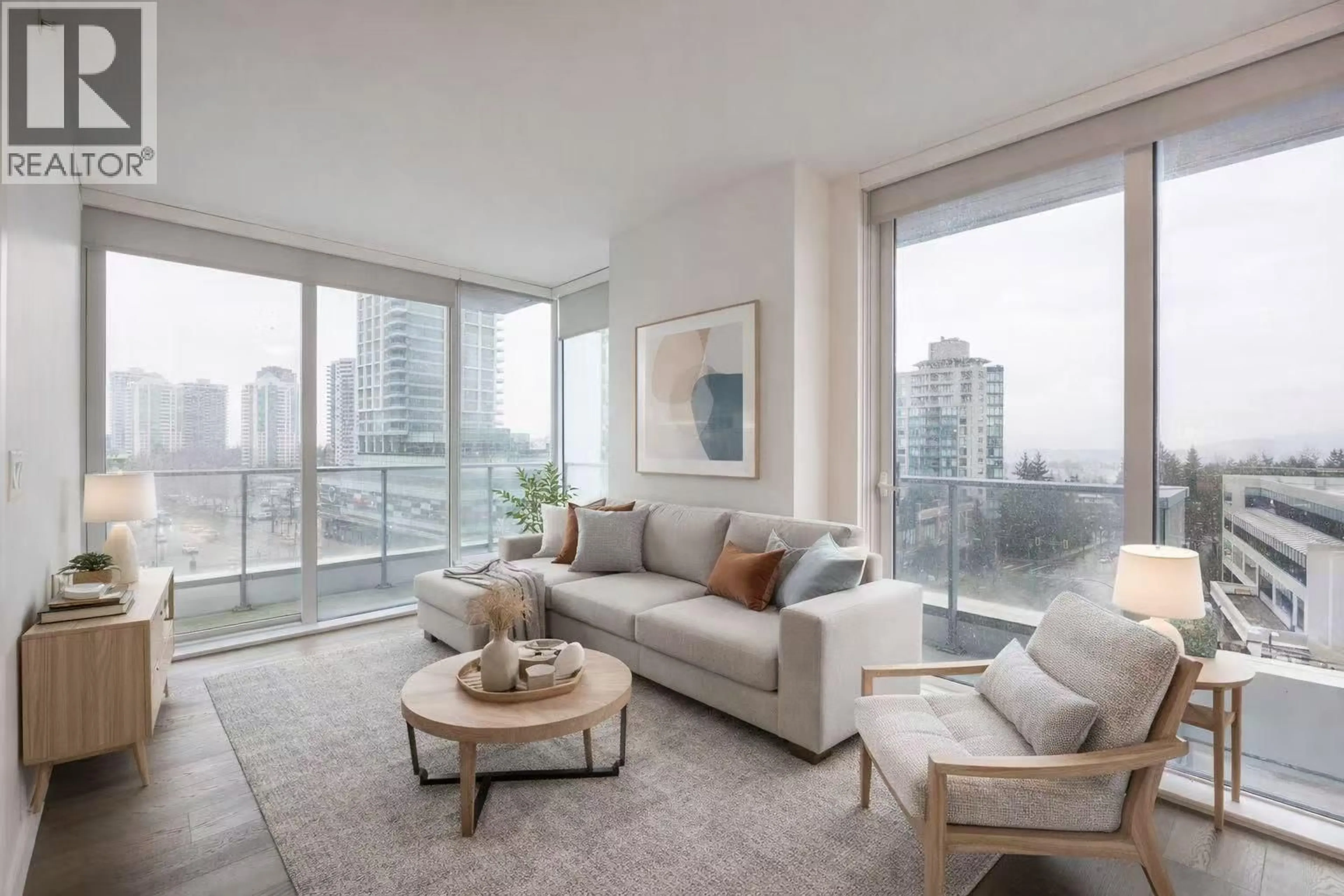 Living room with furniture, unknown for 507 - 6000 MCKAY AVENUE, Burnaby British Columbia V5H0K2