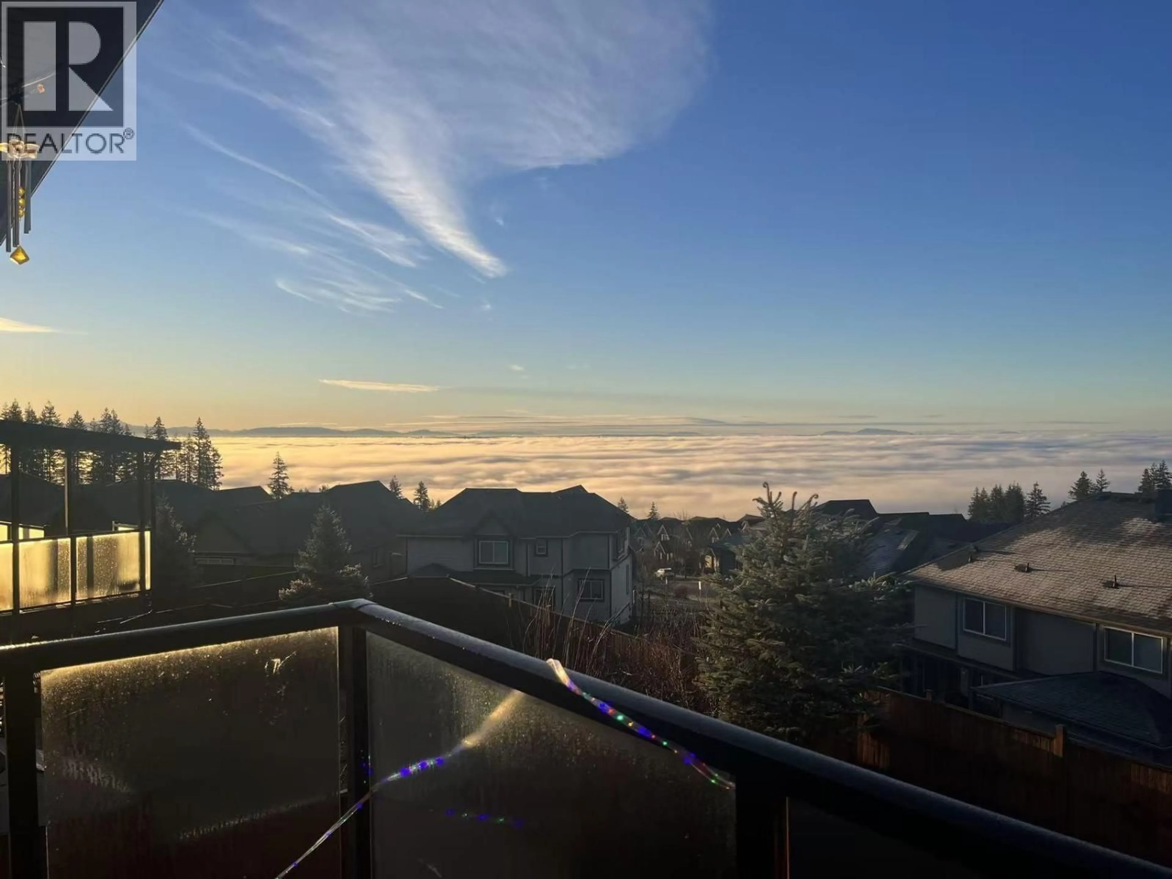 Balcony in the apartment, city buildings view from balcony for 3492 BISHOP PLACE, Coquitlam British Columbia V3E0K2