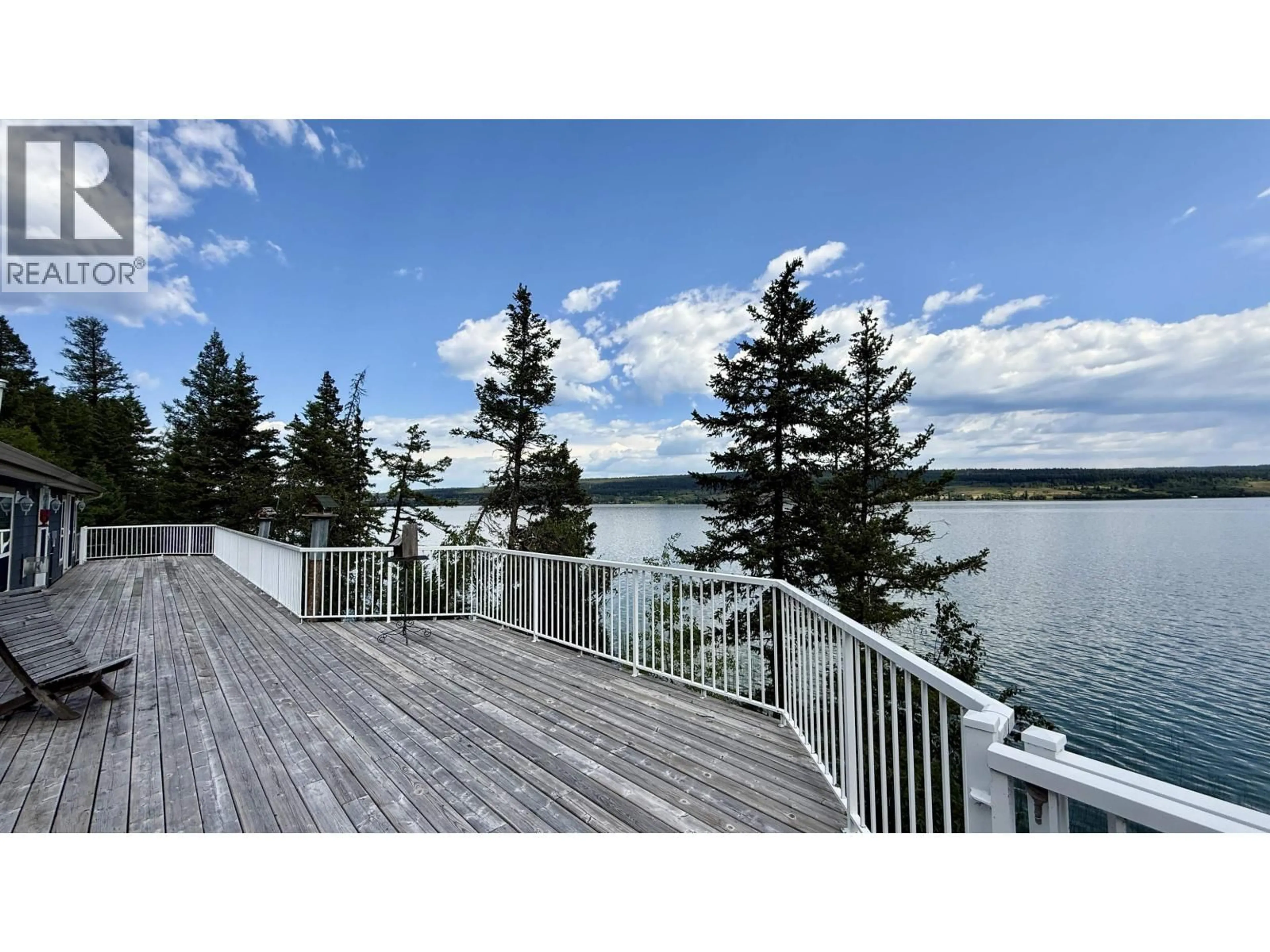 Patio, water/lake/river/ocean view for 4574 CAVERLY ROAD, Lac La Hache British Columbia V0K1T0