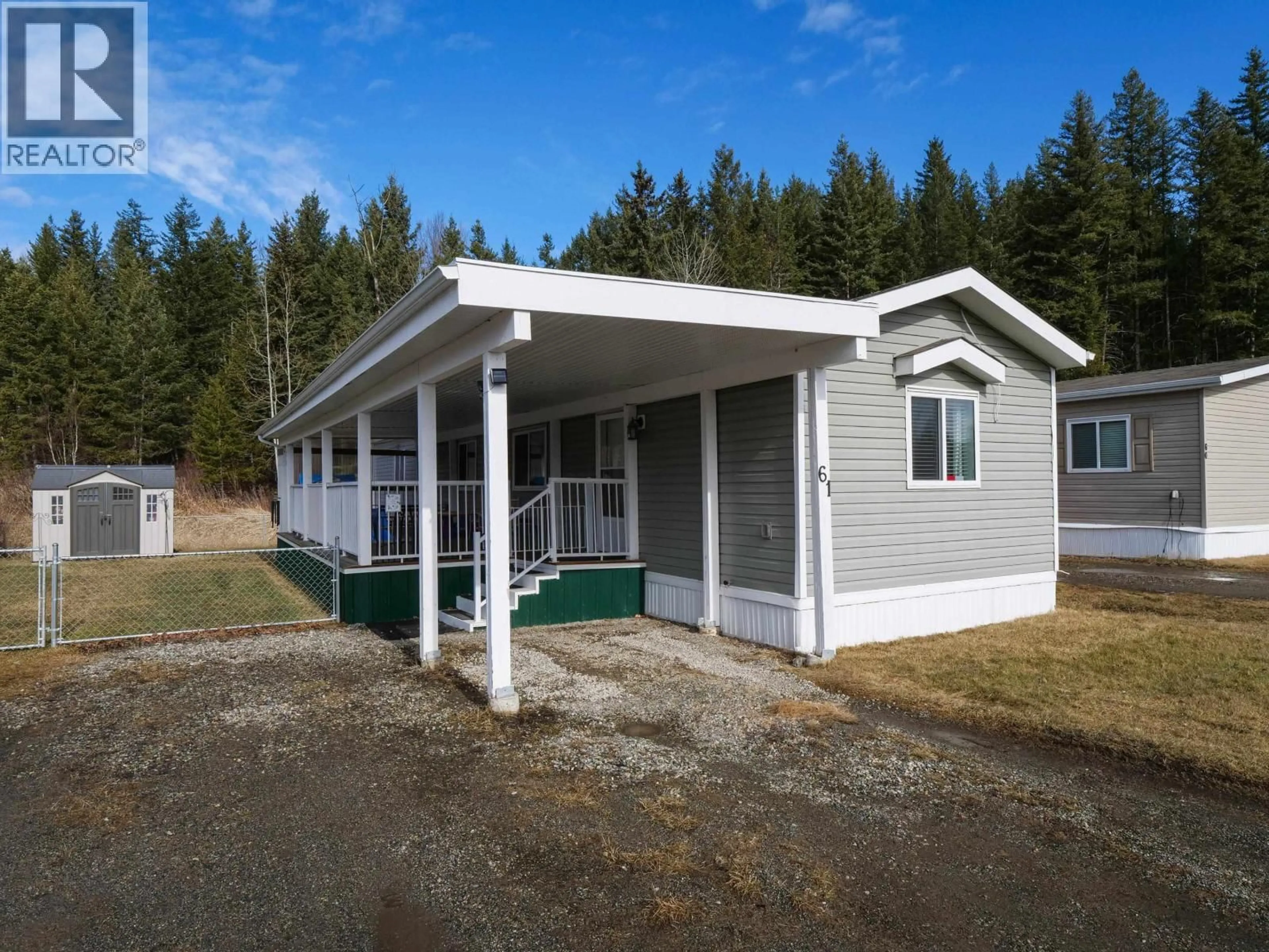 Home with vinyl exterior material, building for 61 - 380 WESTLAND ROAD, Quesnel British Columbia V2J6A7