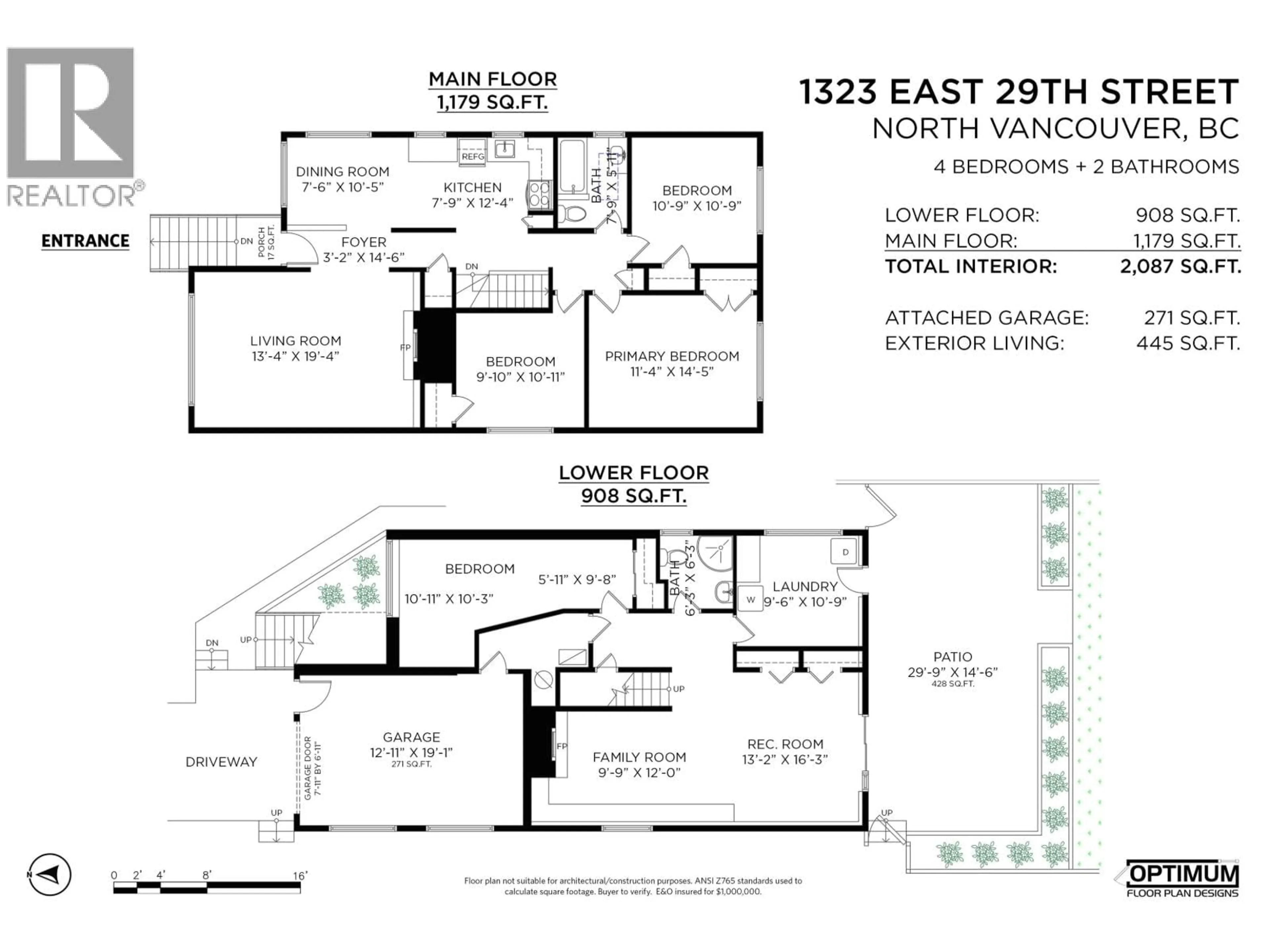 Floor plan for 1323 29TH STREET, North Vancouver British Columbia V7J1T2