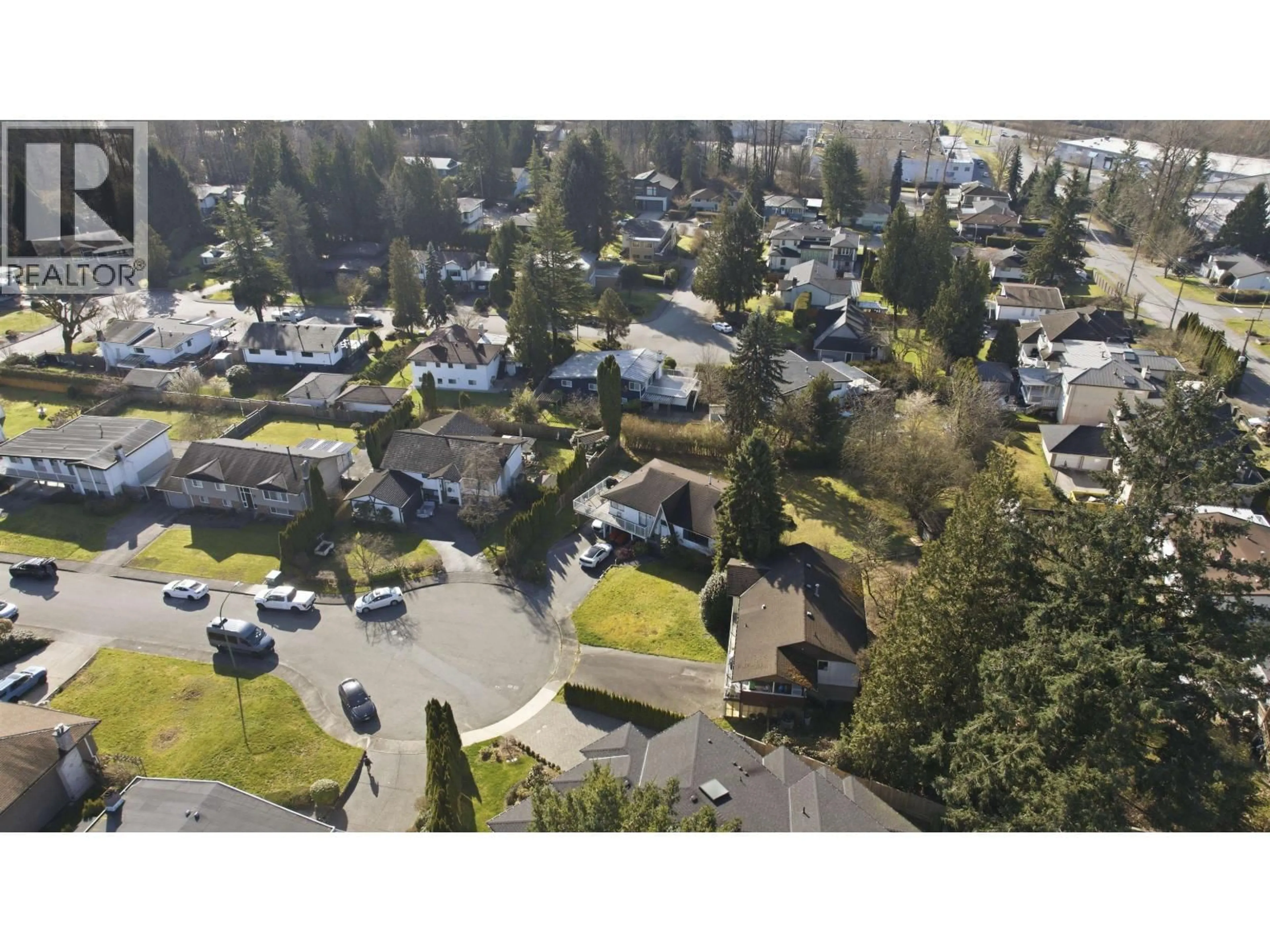 A pic from outside/outdoor area/front of a property/back of a property/a pic from drone, street for 7148 CARDINAL COURT, Burnaby British Columbia V5A1Y7