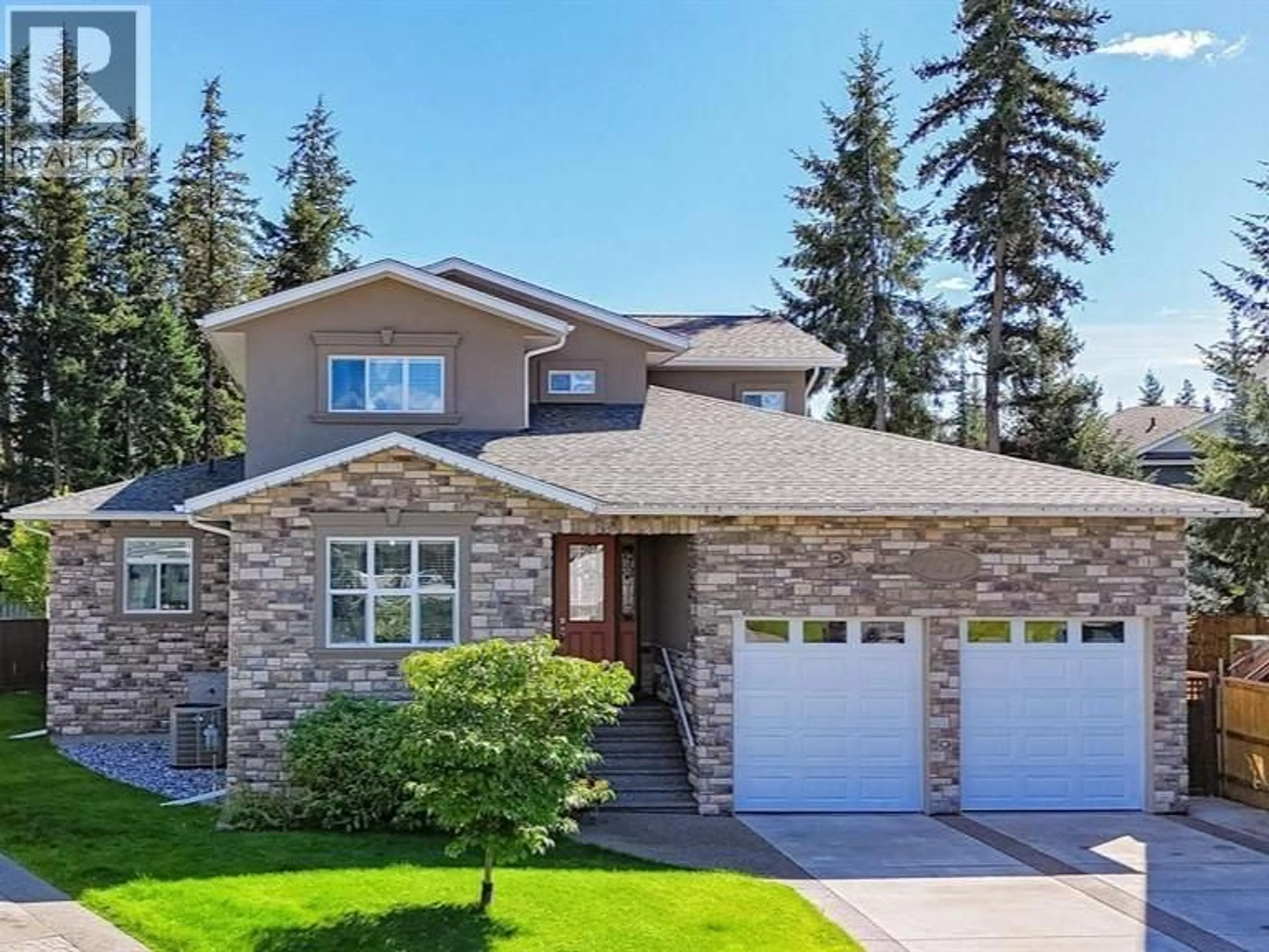 Home with brick exterior material, street for 7817 GUERRIER PLACE, Prince George British Columbia V2N0A5