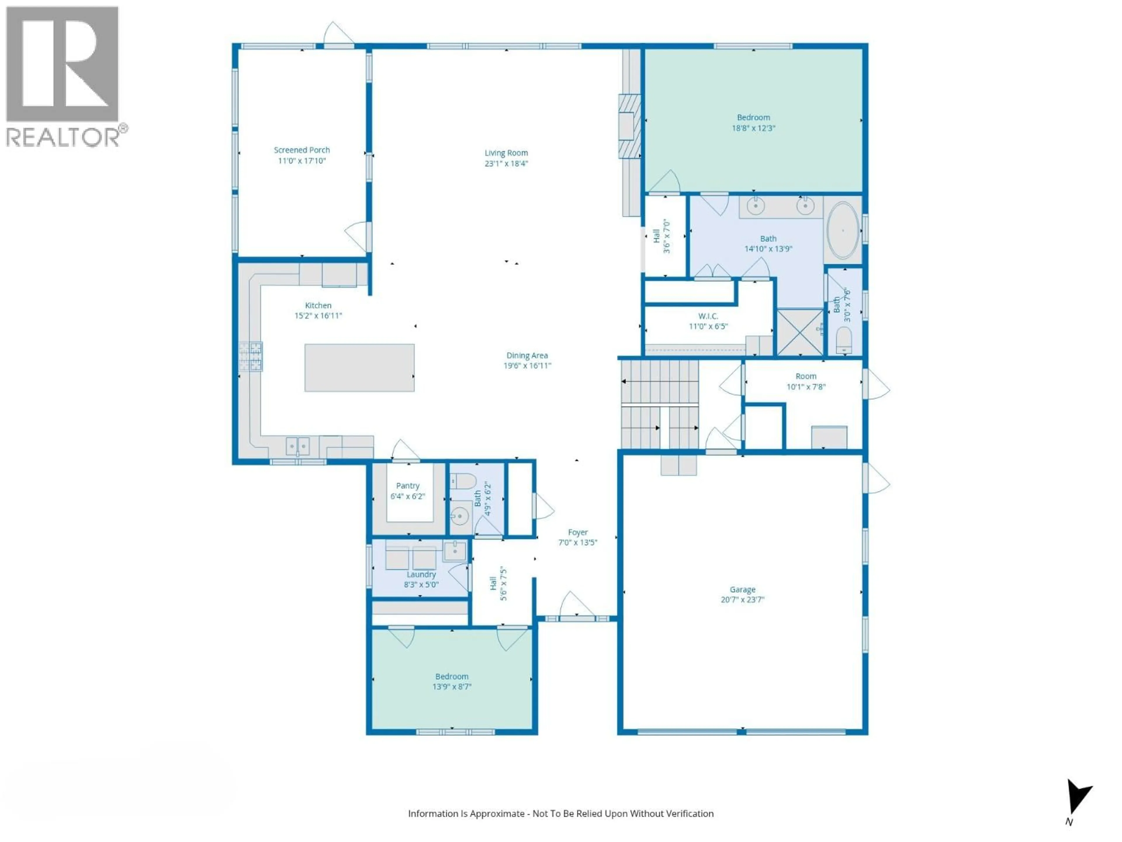 Floor plan for 7817 GUERRIER PLACE, Prince George British Columbia V2N0A5