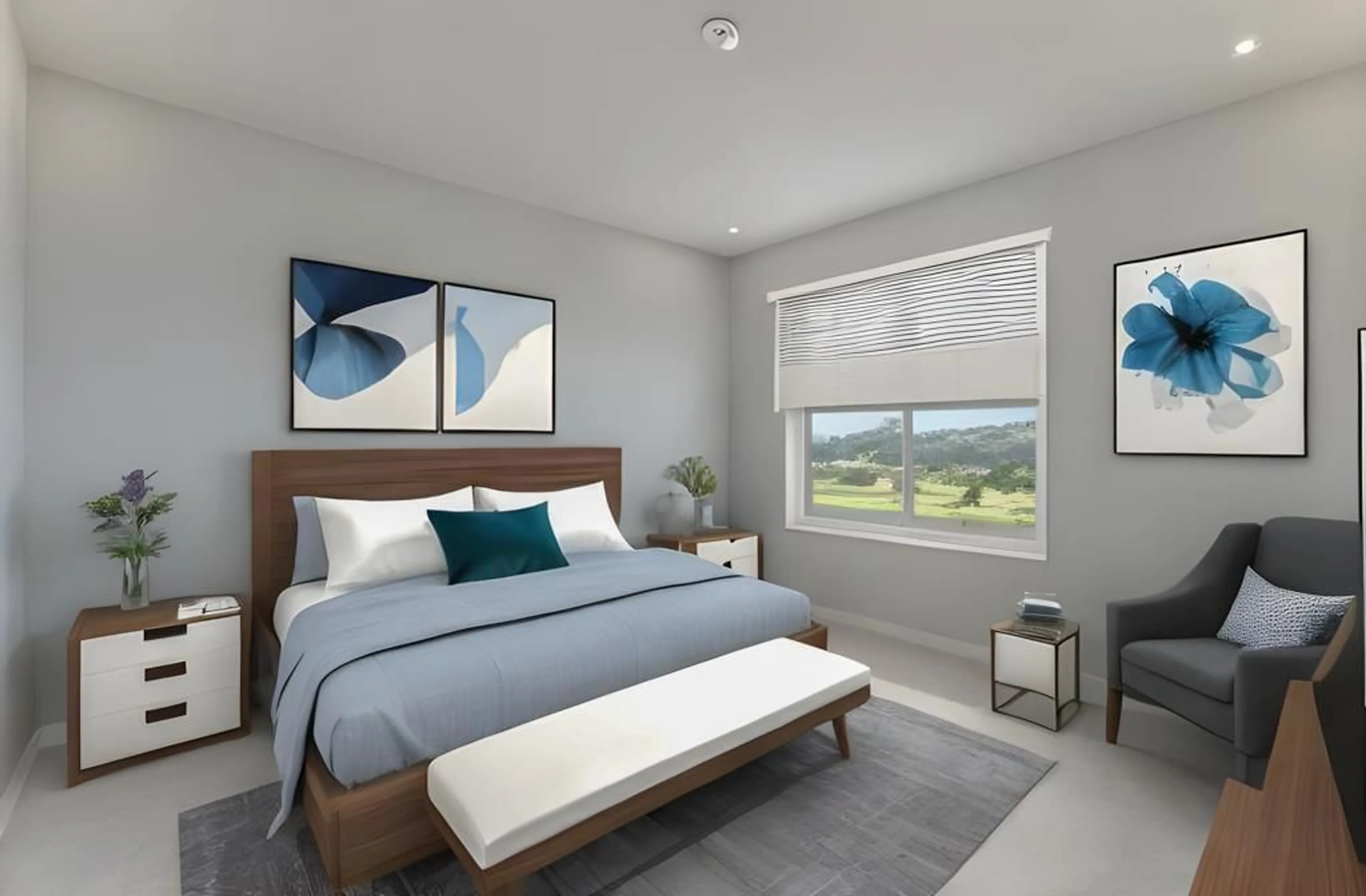 Bedroom with bed, unknown for 100 - 15255 SITKA DRIVE, Surrey British Columbia V3S0B1