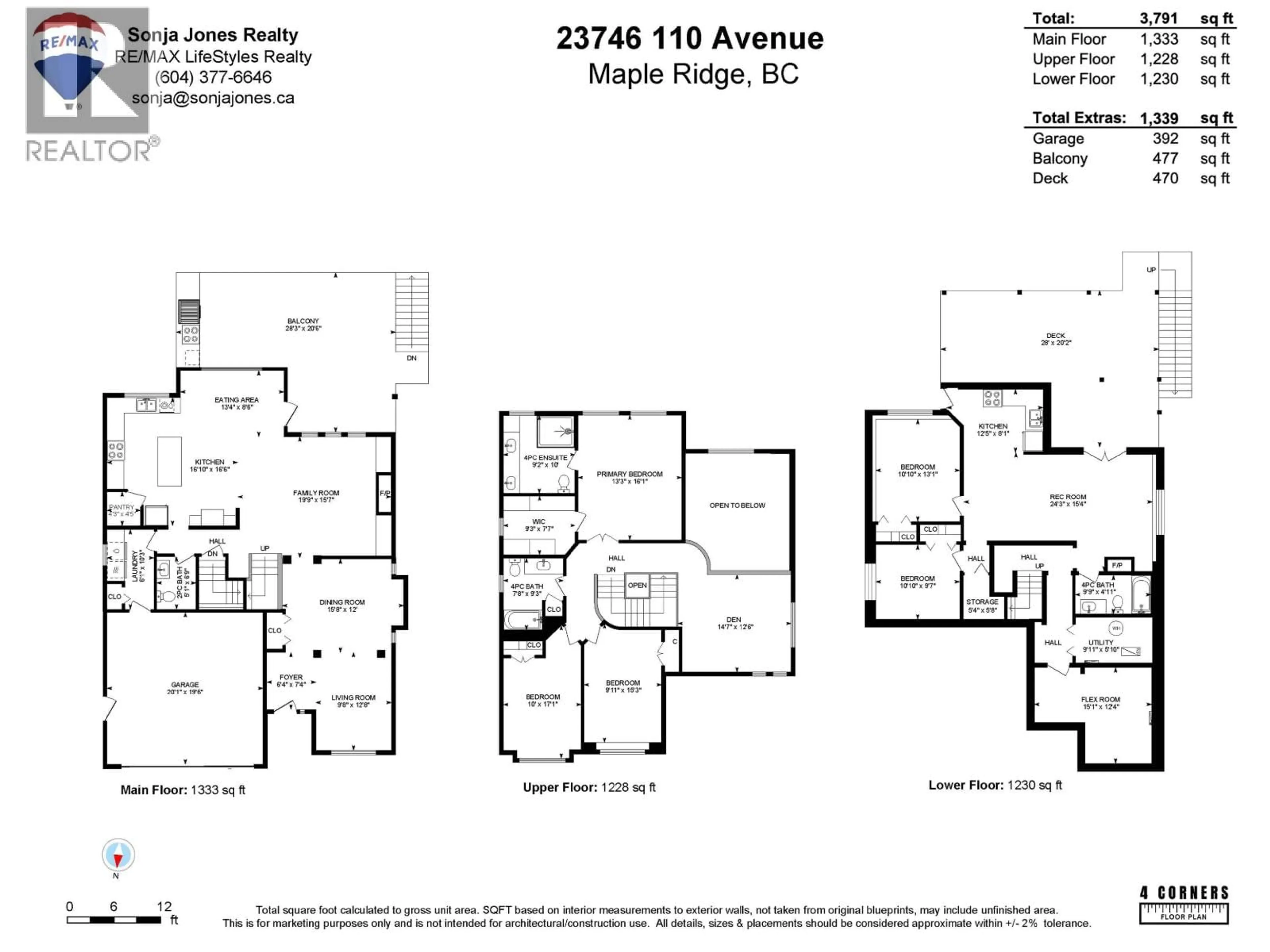 Floor plan for 23746 110 AVENUE, Maple Ridge British Columbia V2W1E7