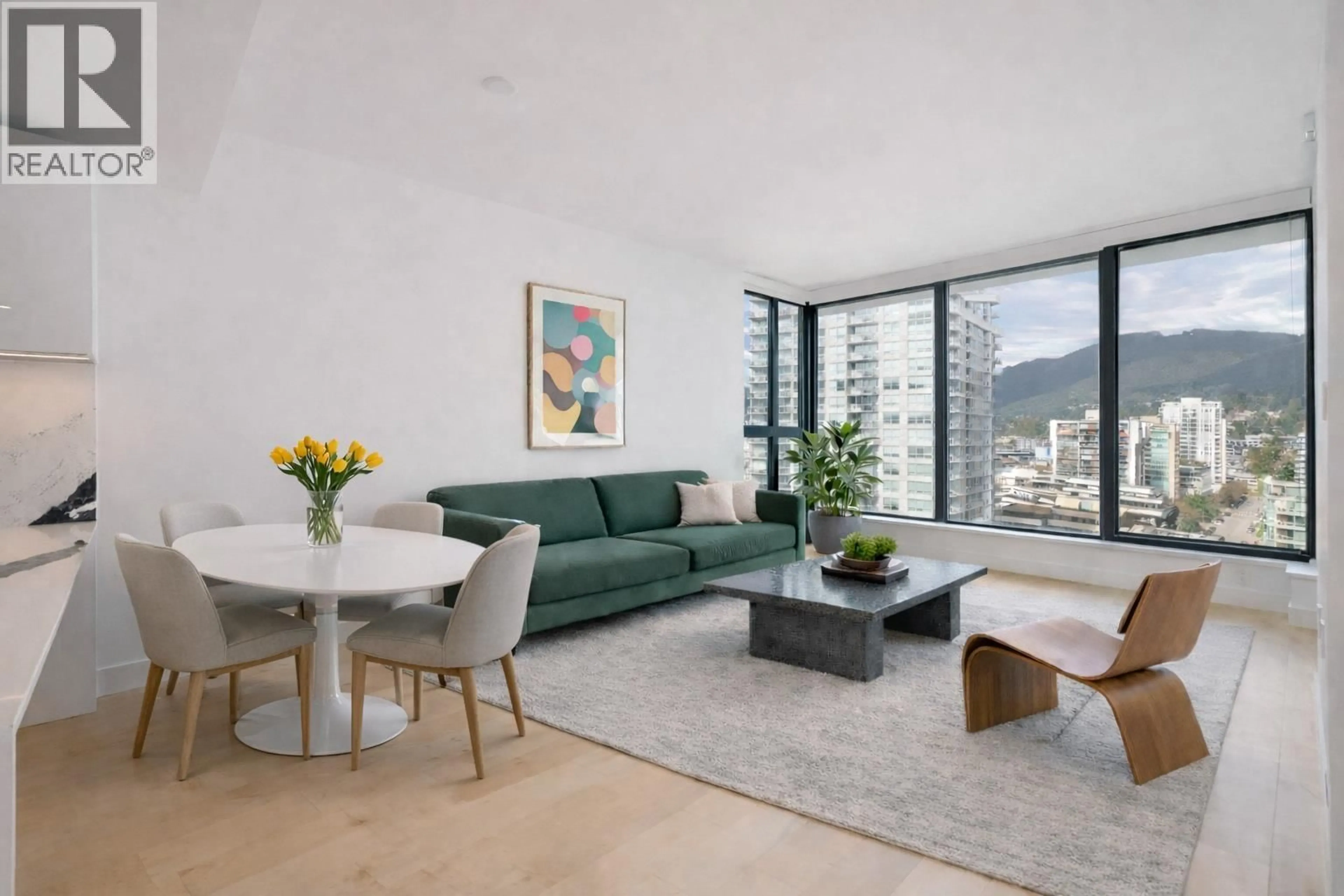 Living room with furniture, unknown for 1307 - 135 13TH STREET, North Vancouver British Columbia V7L0J8