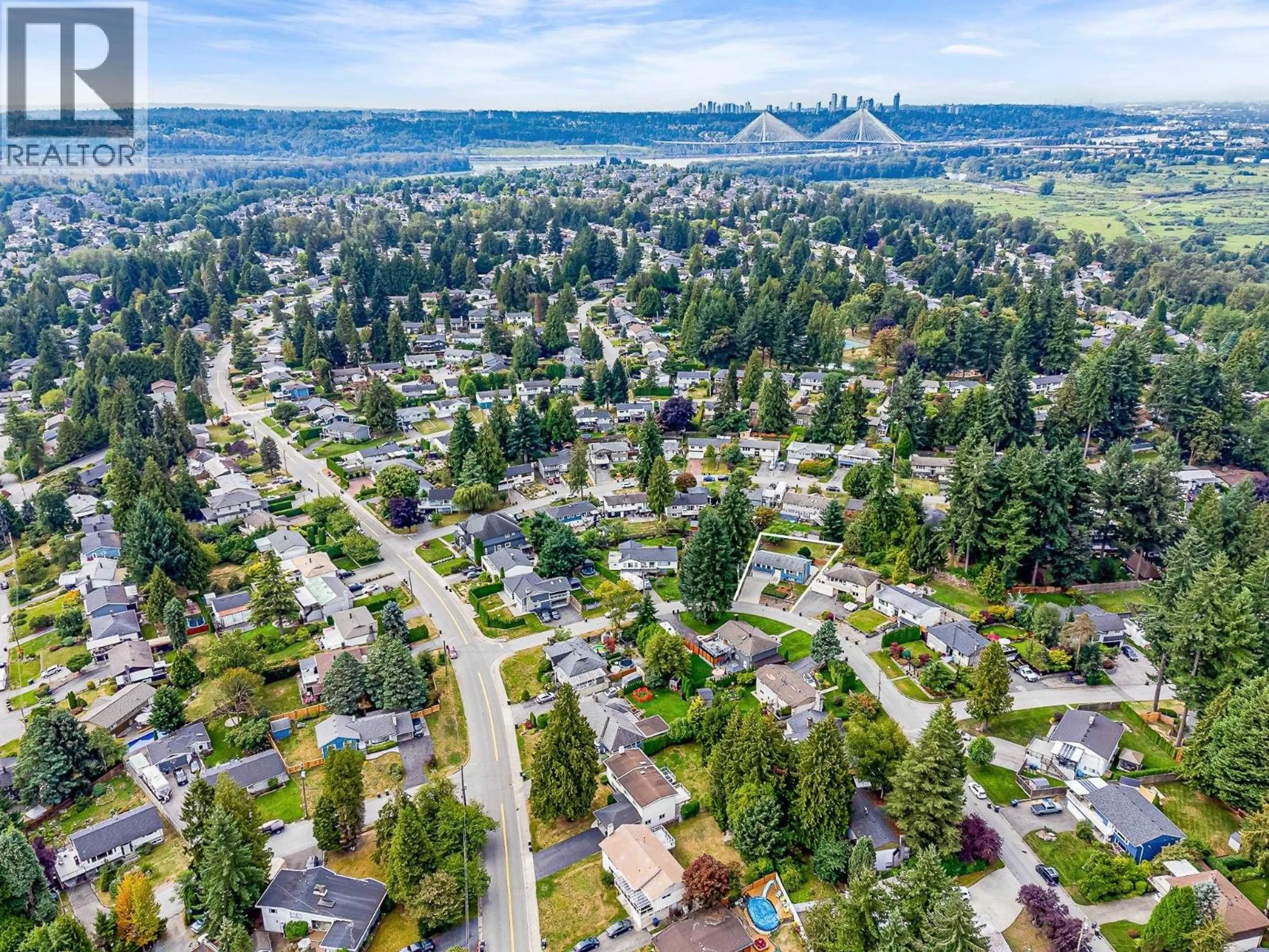 A pic from outside/outdoor area/front of a property/back of a property/a pic from drone, unknown for 1626 OUGHTON DRIVE, Port Coquitlam British Columbia V3C1H7