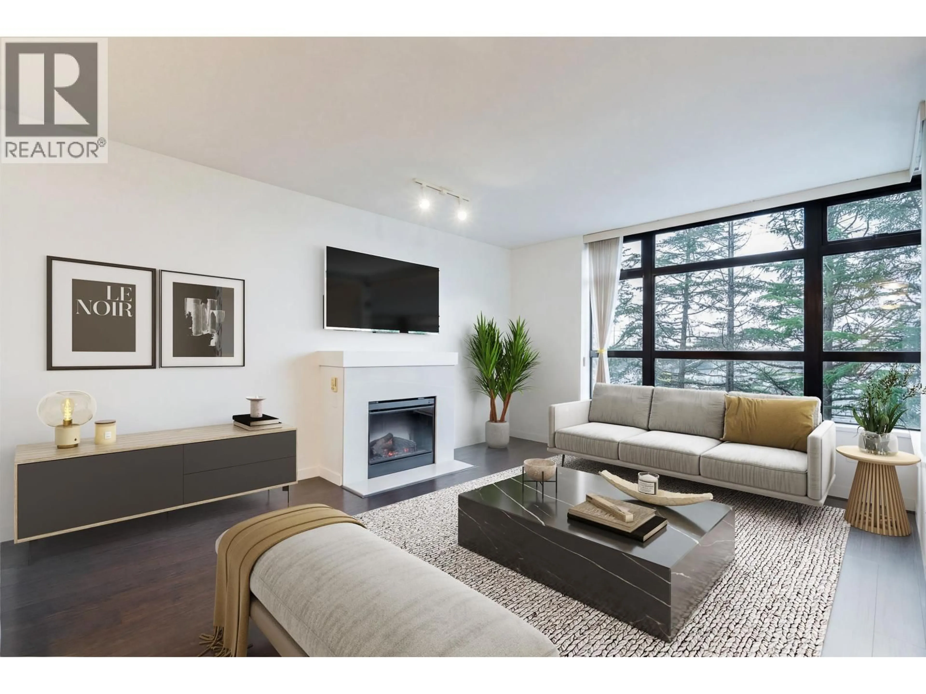 Living room with furniture, unknown for 502 - 8160 LANSDOWNE ROAD, Richmond British Columbia V6X0A9