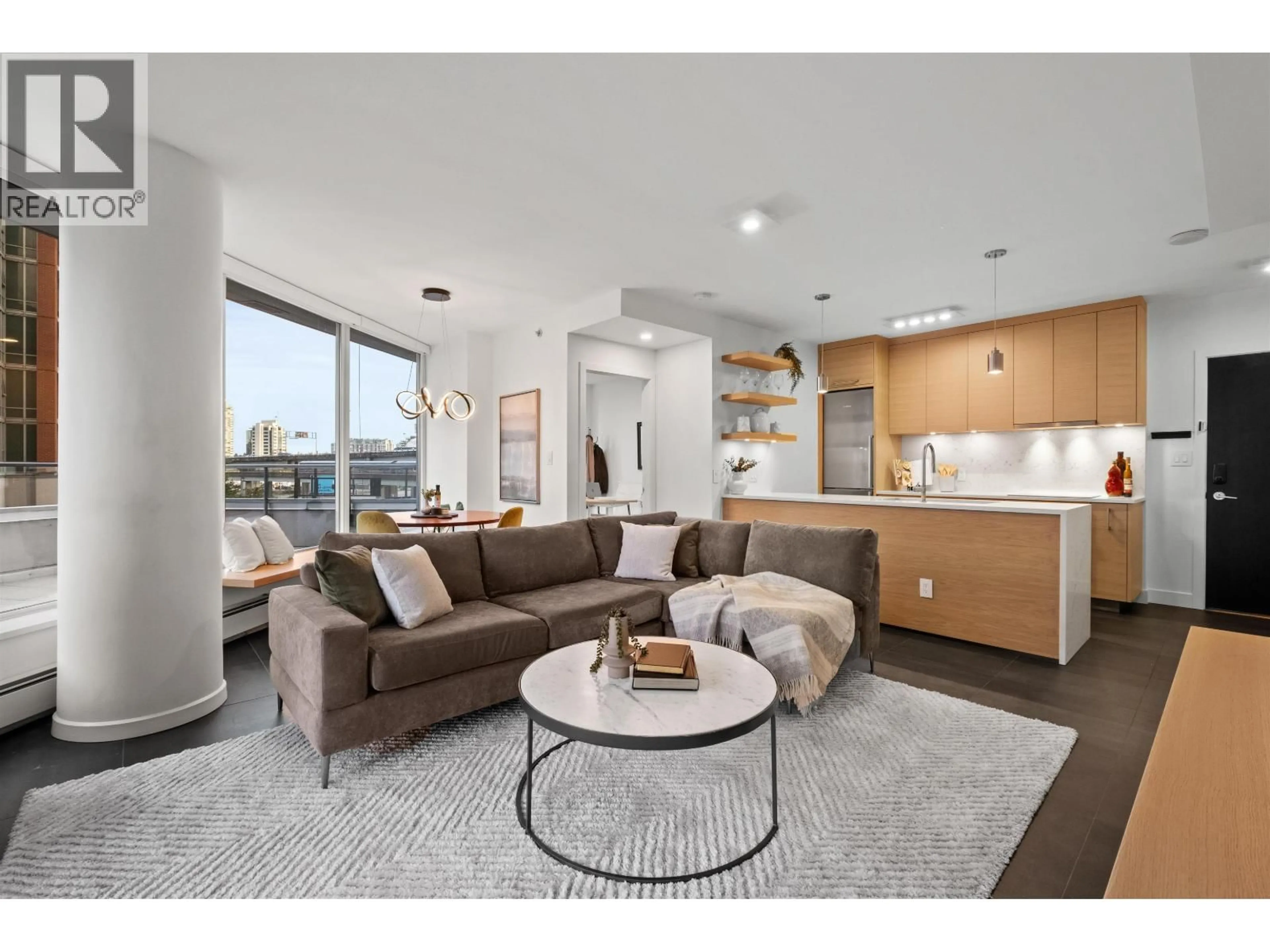 Living room with furniture, unknown for 202 - 689 ABBOTT STREET, Vancouver British Columbia V6B0J2