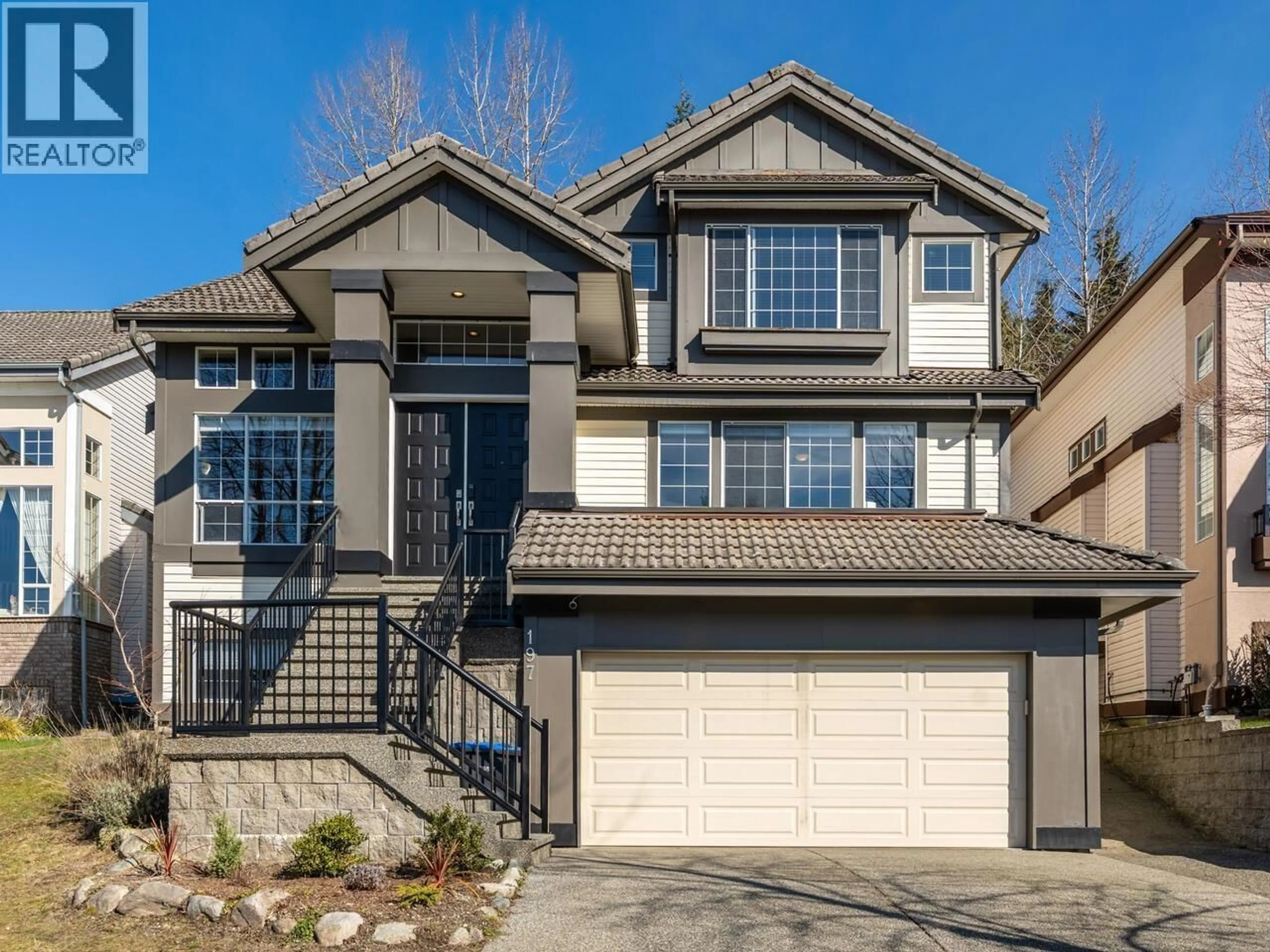 Home with vinyl exterior material, street for 197 ASPENWOOD DRIVE, Port Moody British Columbia V3H5A7