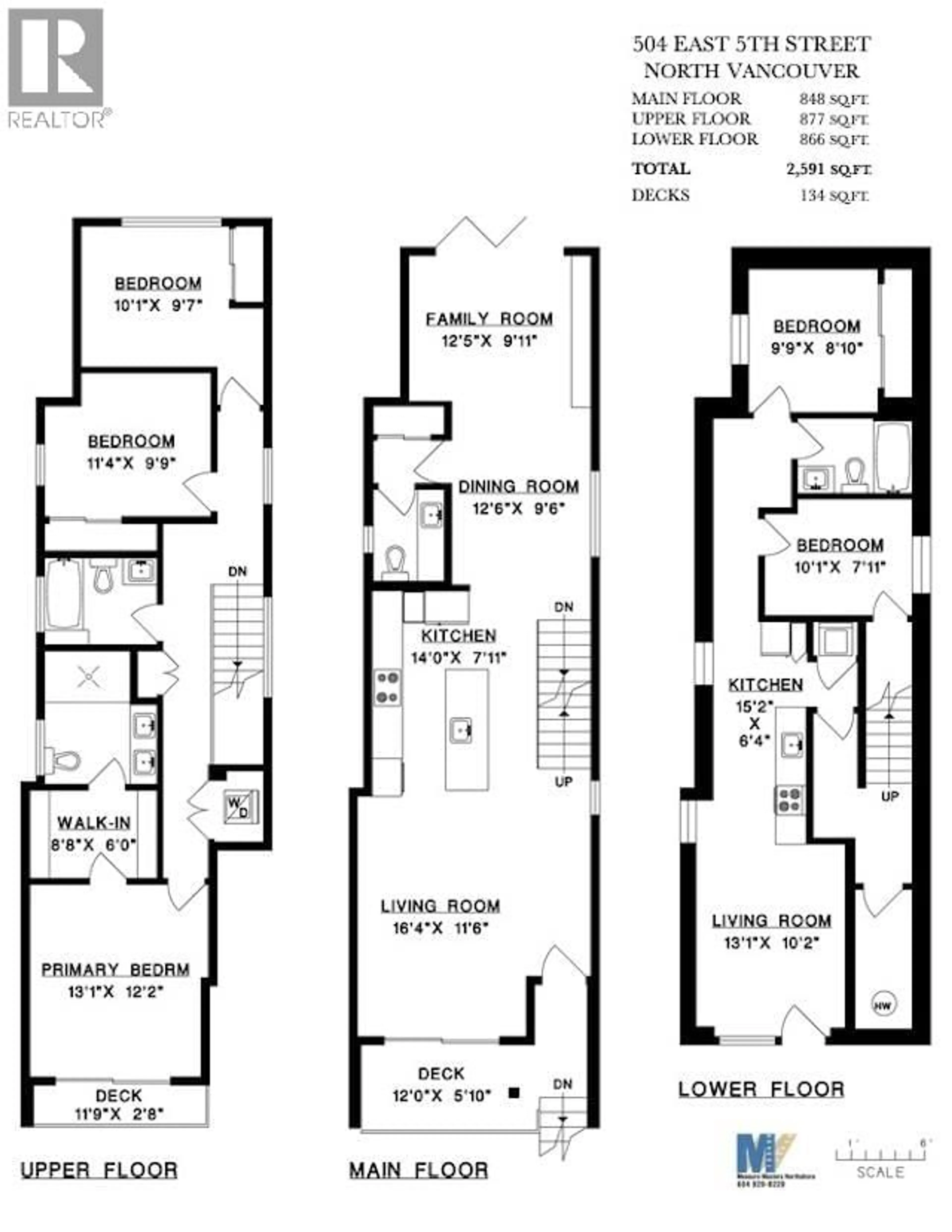 Floor plan for 504 5TH STREET, North Vancouver British Columbia V7L1M4