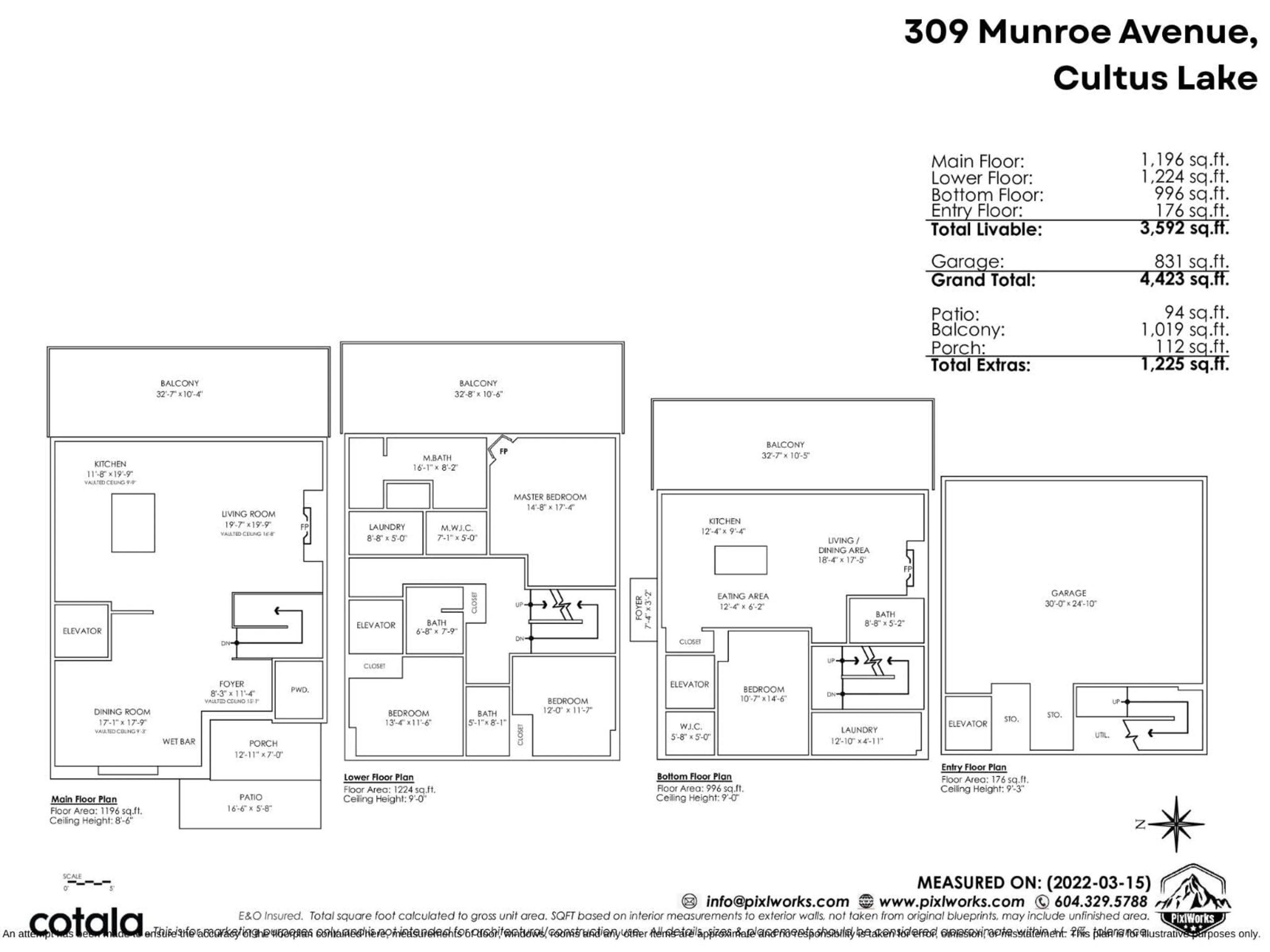 Floor plan for 309 MUNROE AVENUE, Cultus Lake British Columbia V2R5A2
