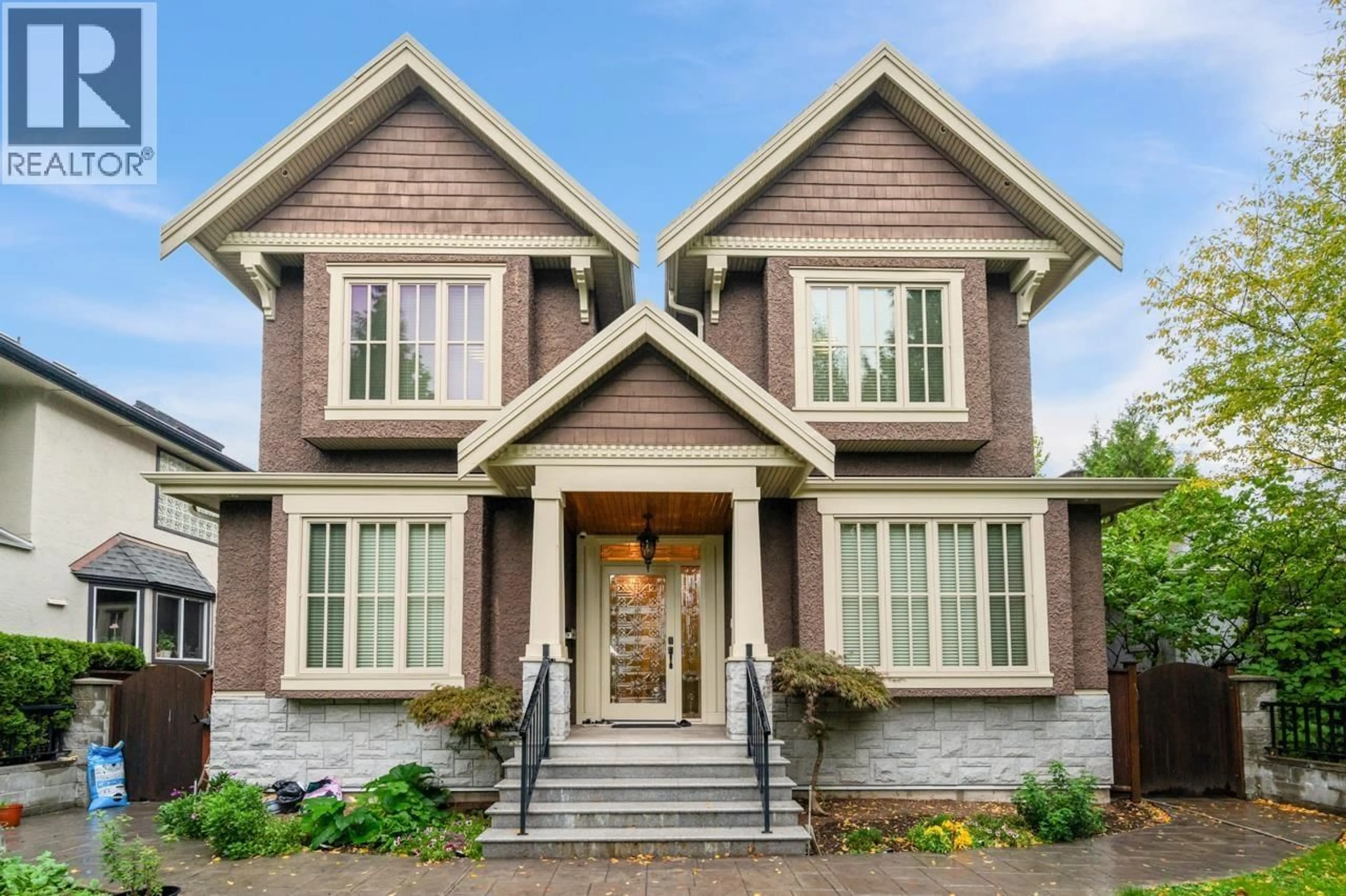 Home with brick exterior material, street for 7130 GRANVILLE STREET, Vancouver British Columbia V6P4X8