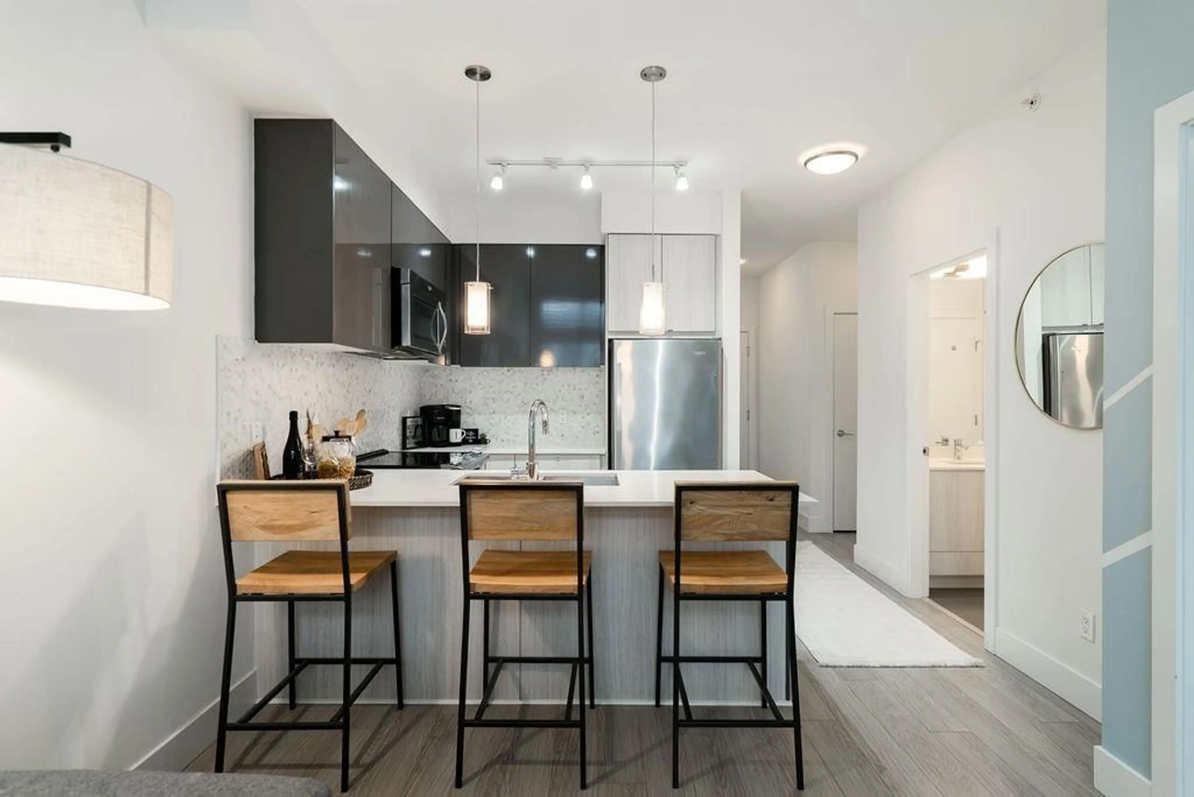 Open concept kitchen, unknown for 409 - 6468 195A STREET, Surrey British Columbia V4N6R6