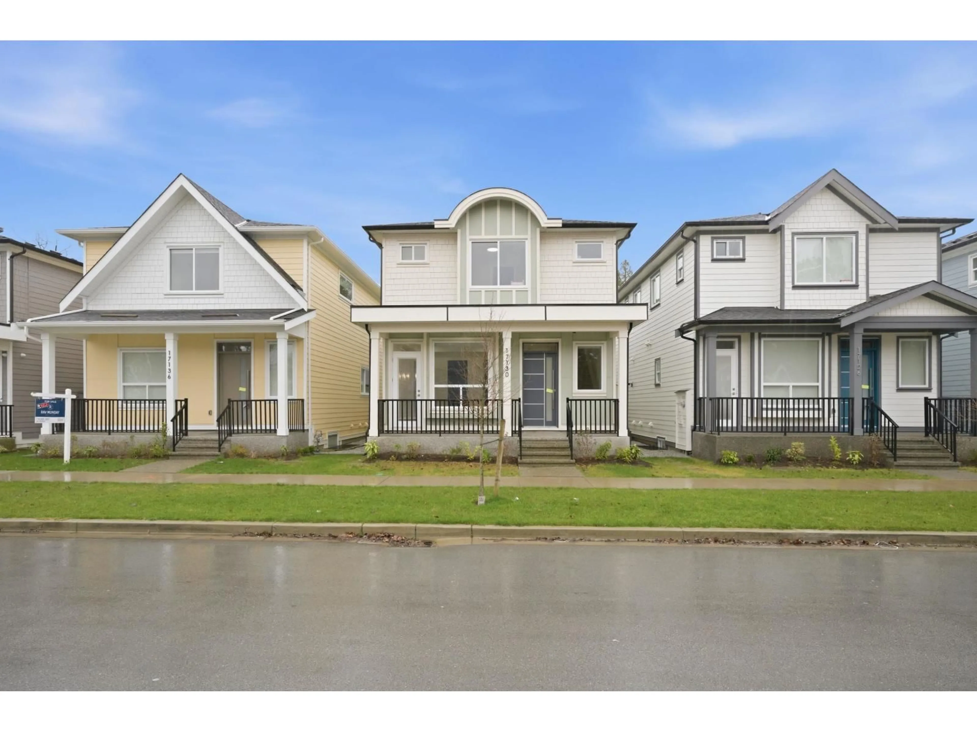 A pic from outside/outdoor area/front of a property/back of a property/a pic from drone, street for 17130 1 AVENUE, Surrey British Columbia V3Z9R2