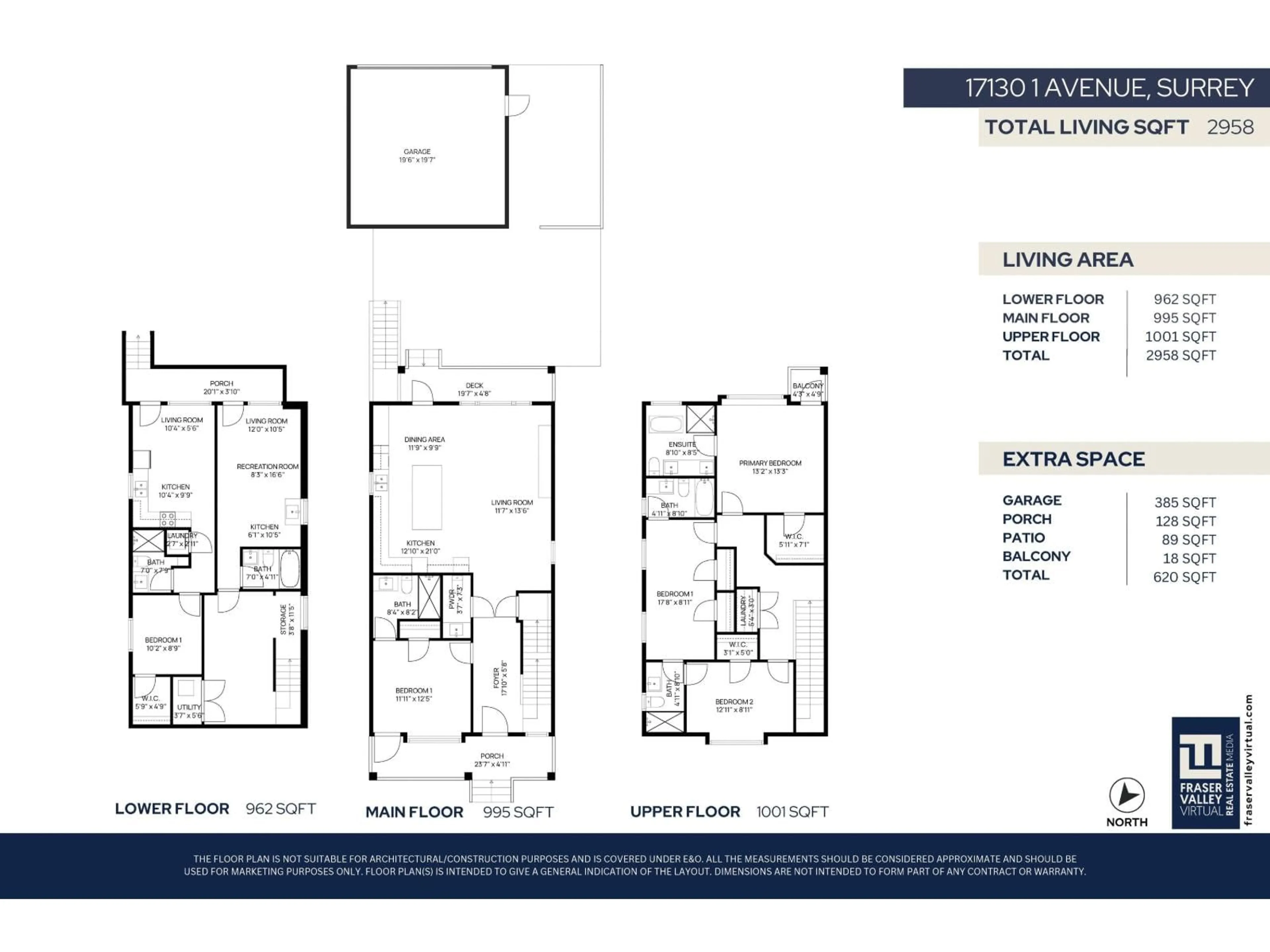 Floor plan for 17130 1 AVENUE, Surrey British Columbia V3Z9R2