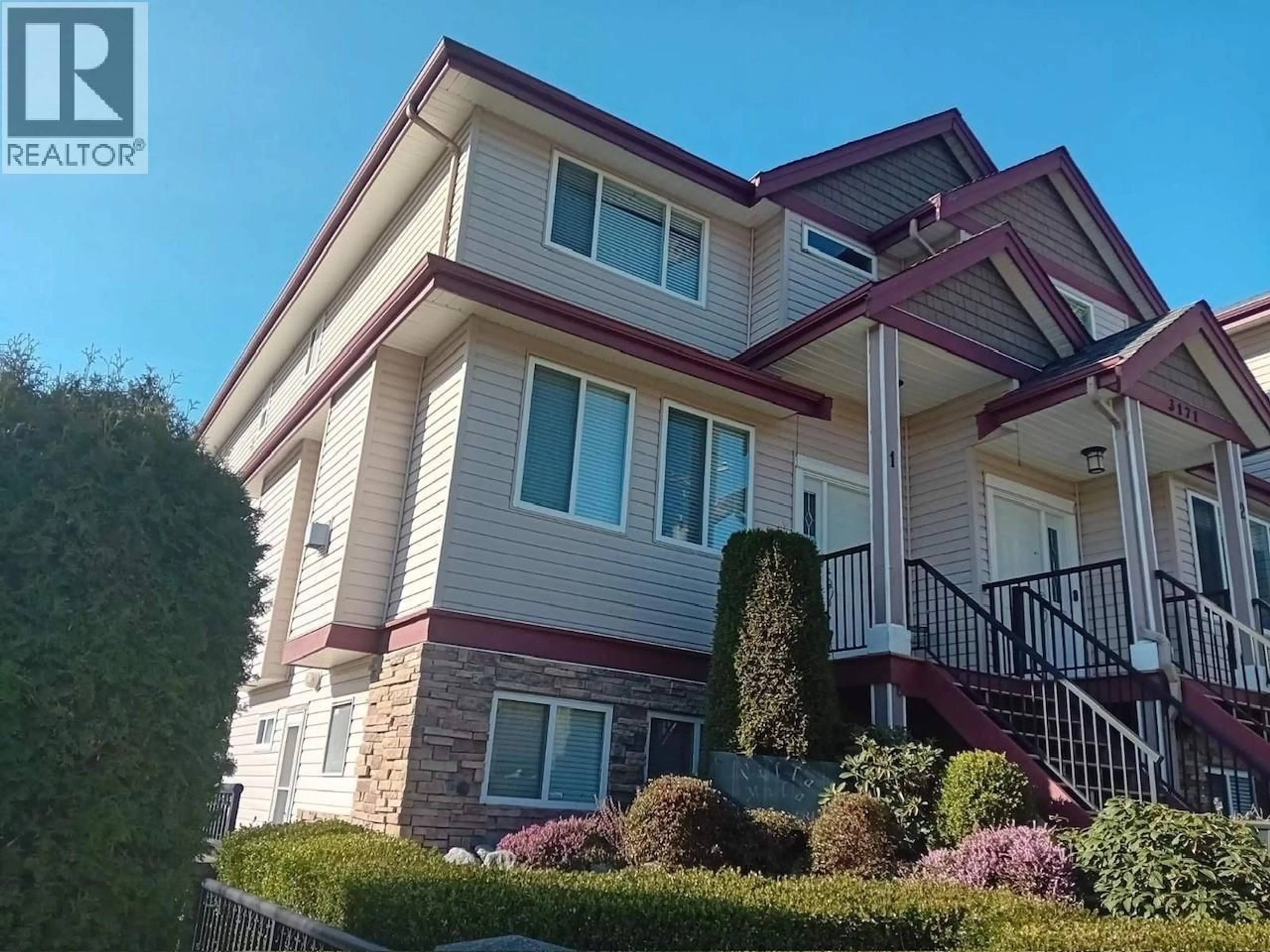 Home with vinyl exterior material, unknown for 1 - 3171 FLINT STREET, Port Coquitlam British Columbia V3B4H9