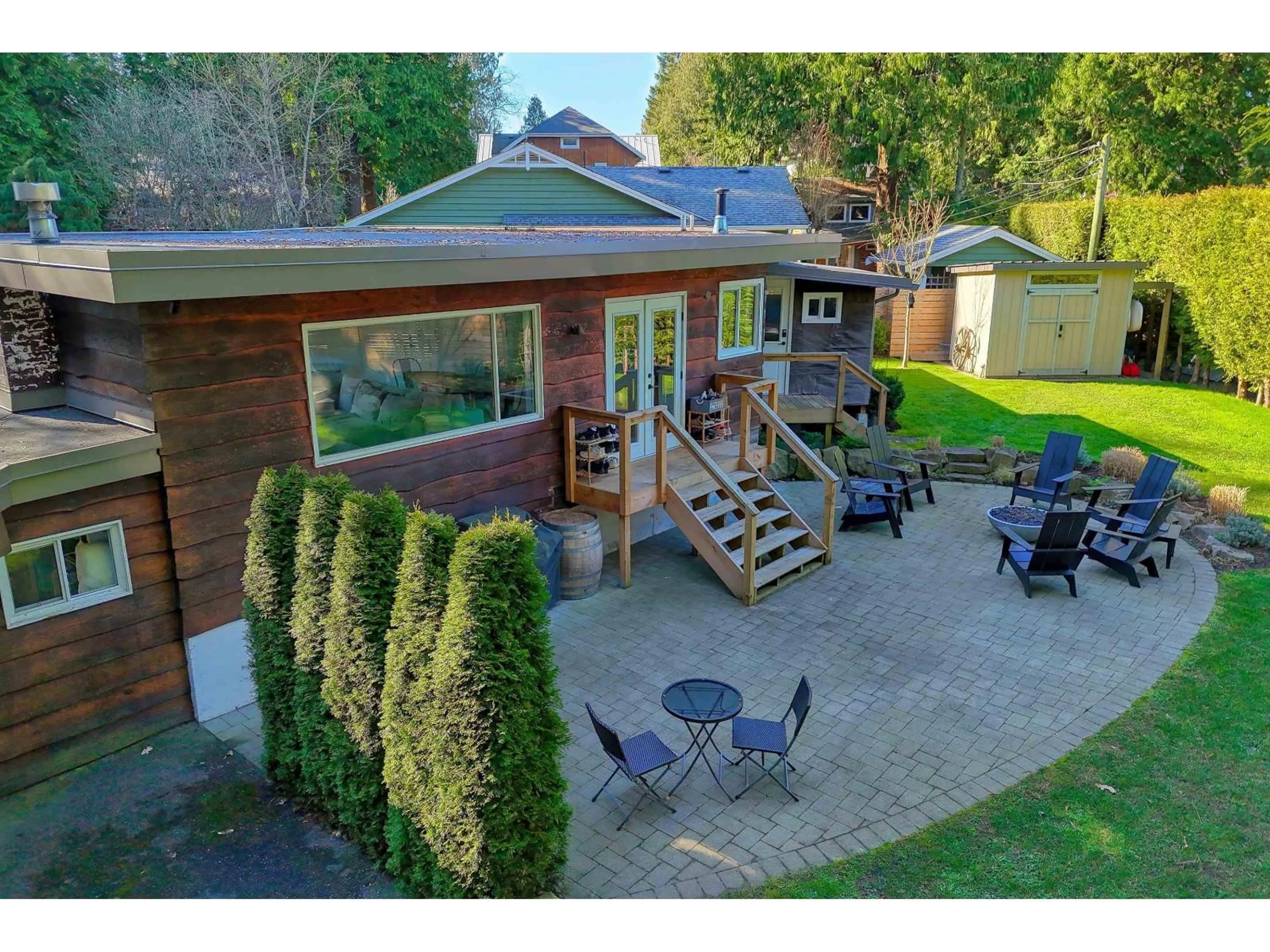 A pic from outside/outdoor area/front of a property/back of a property/a pic from drone, street for 5 - 2310 CHRISTOPHERSON ROAD, Surrey British Columbia V4A3L4