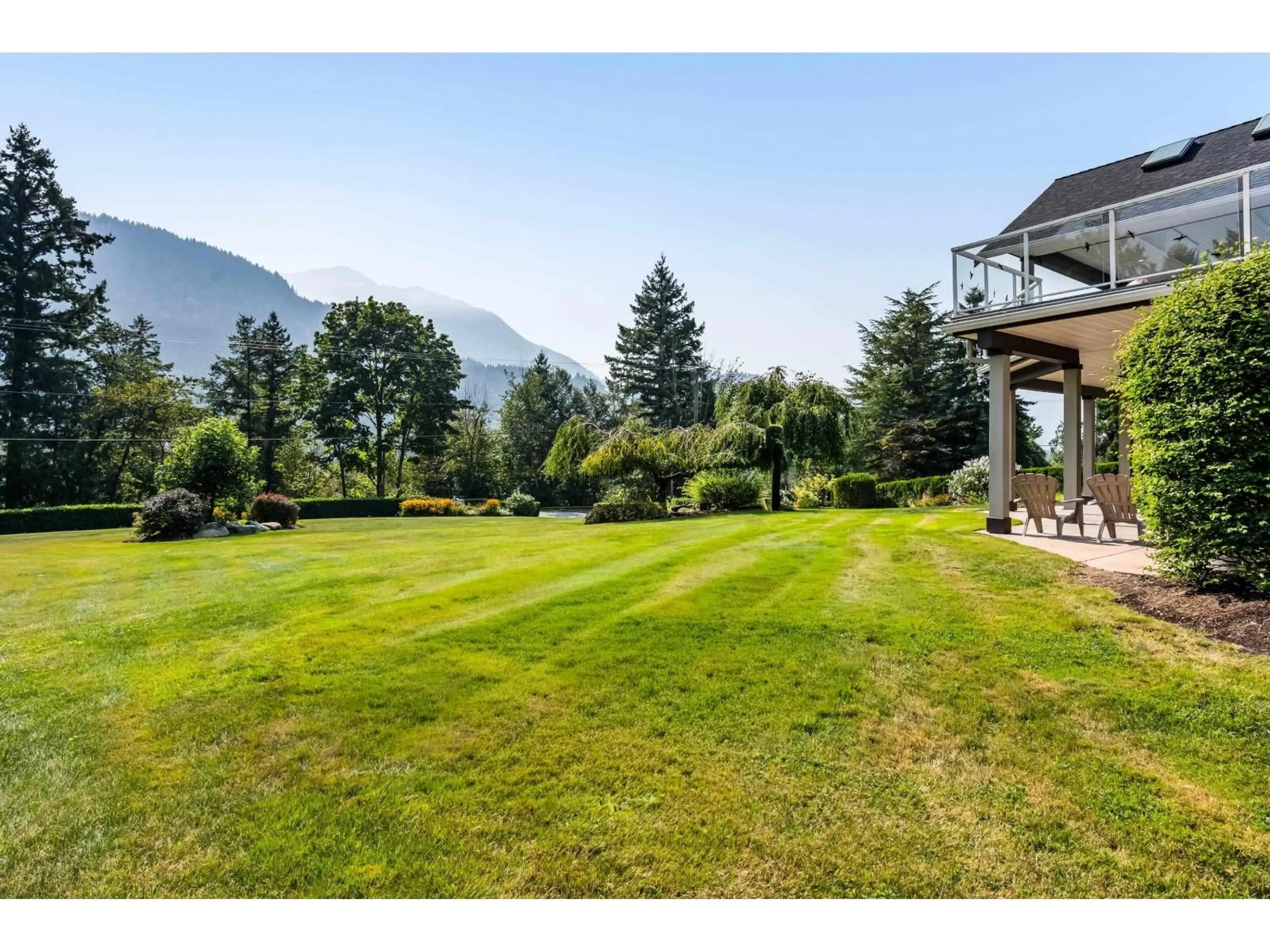 Patio, mountain view for 4360 ESTATE DRIVE, Chilliwack British Columbia V2R3B4