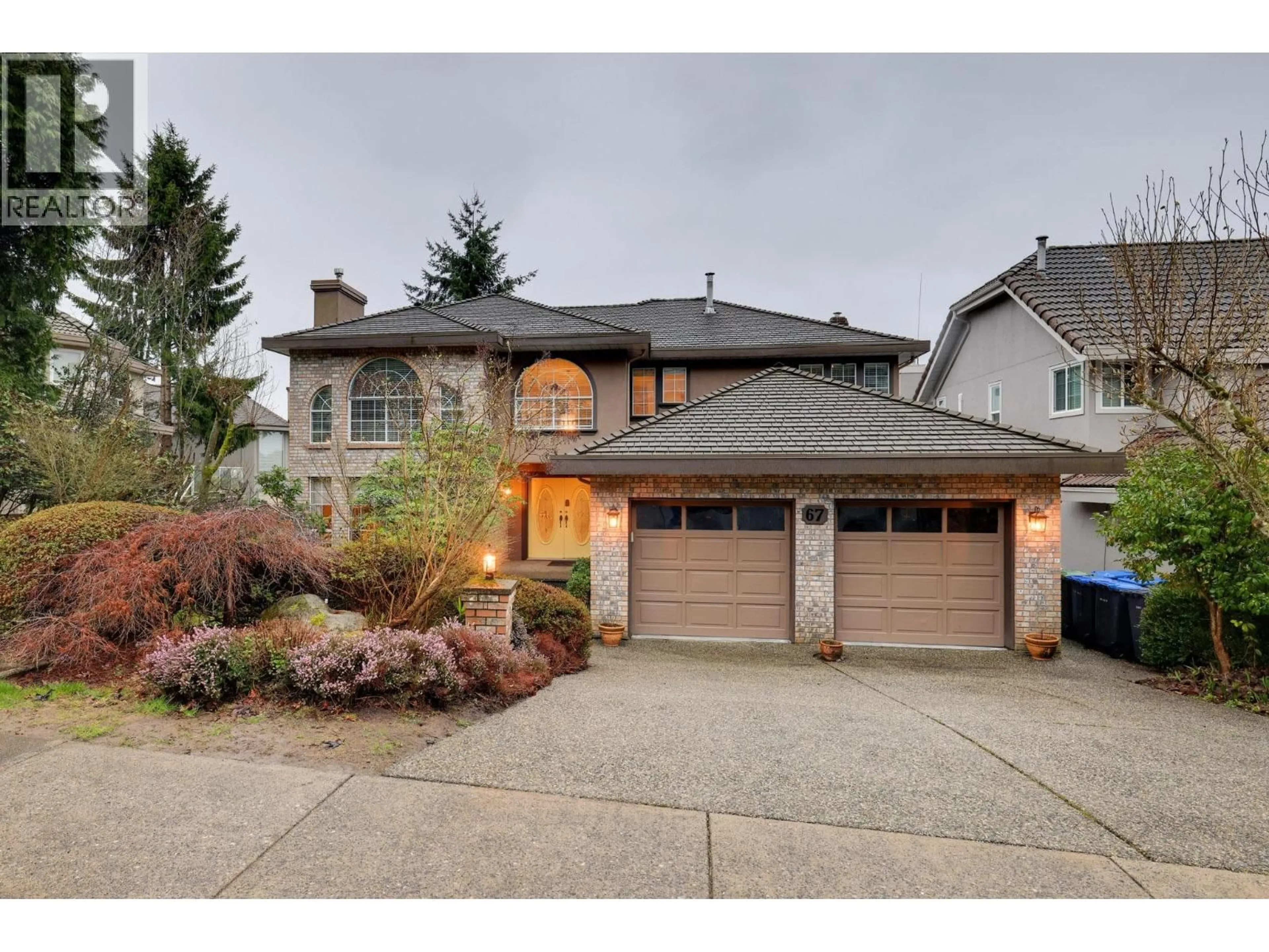 Home with brick exterior material, street for 67 TIMBERCREST DRIVE, Port Moody British Columbia V3H4T1