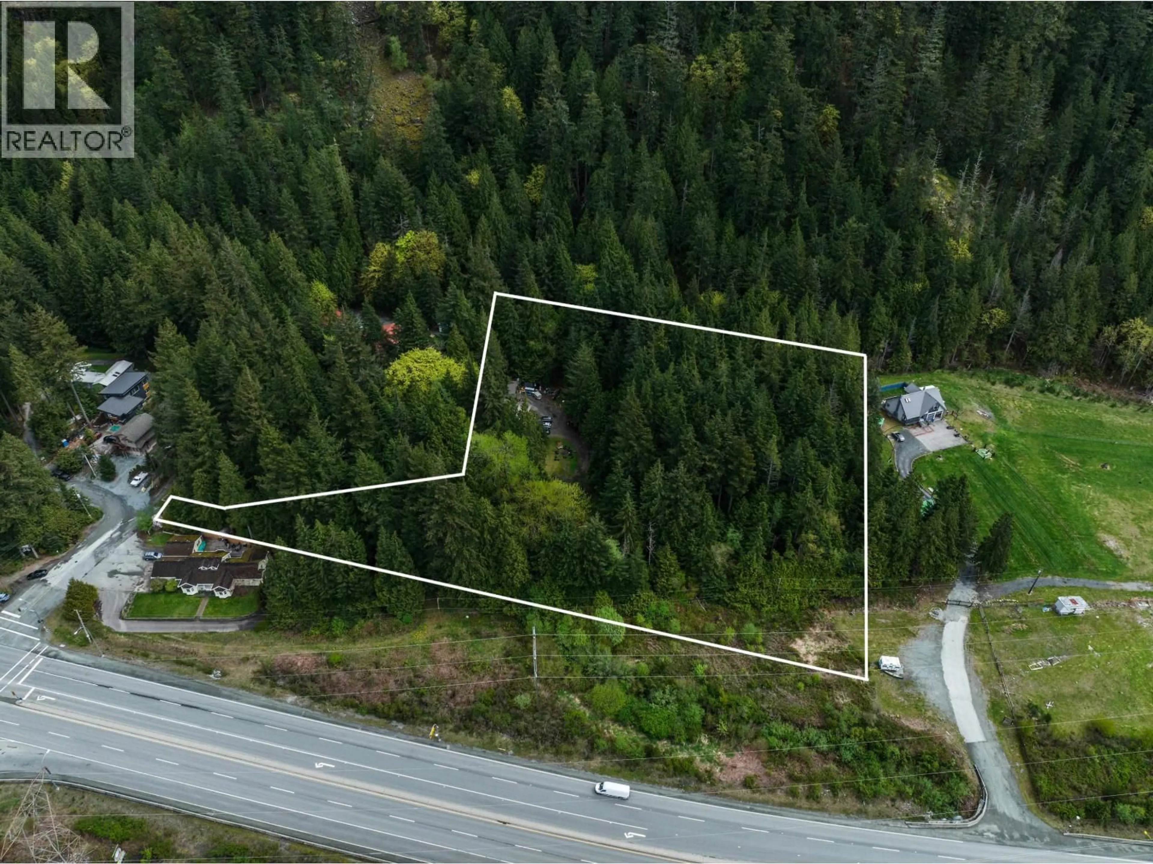 A pic from outside/outdoor area/front of a property/back of a property/a pic from drone, forest/trees view for 1774 DEPOT ROAD, Squamish British Columbia V8B0P6