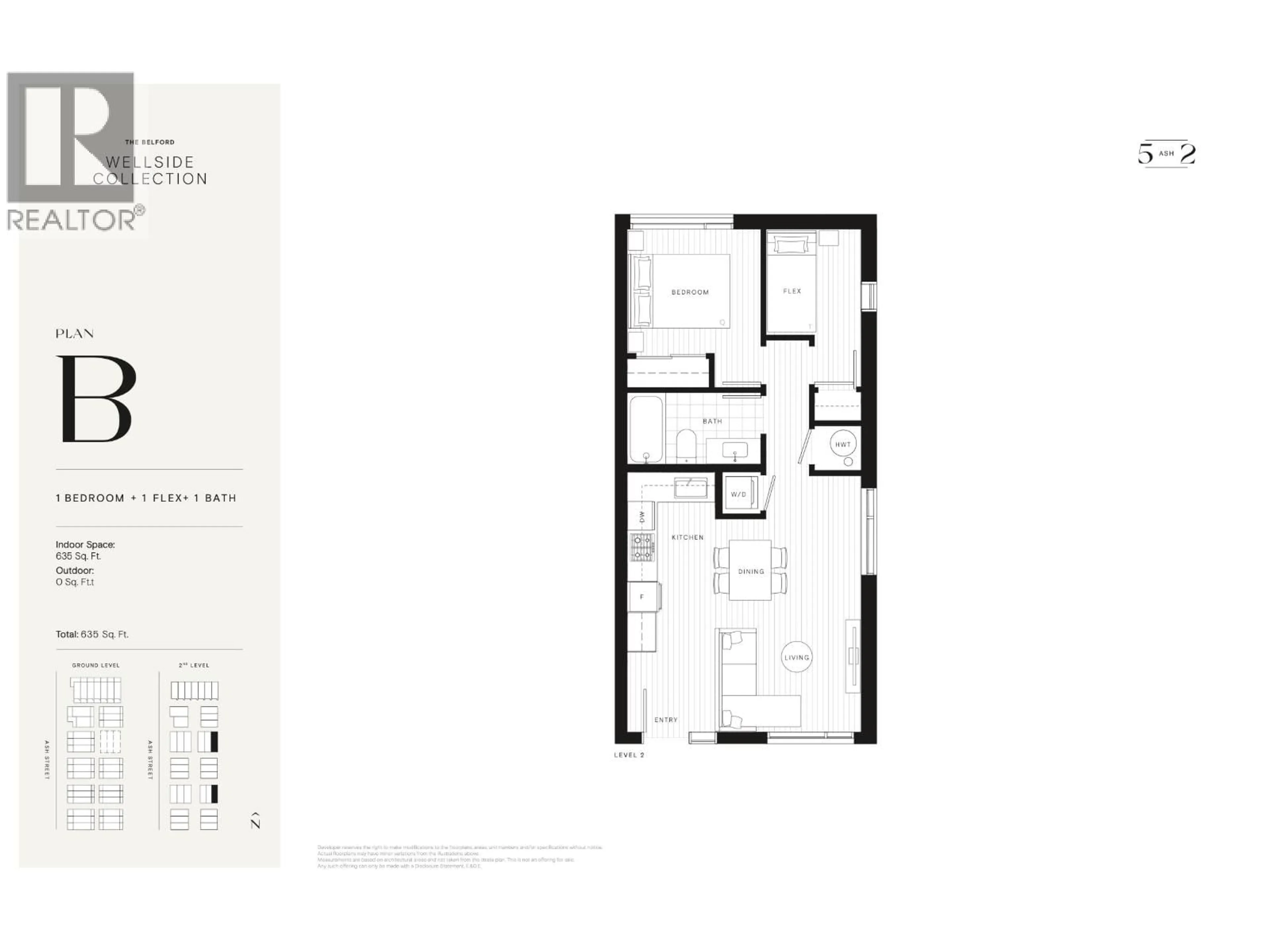 Floor plan for 208 - 6818 ASH STREET, Vancouver British Columbia V6P3K4