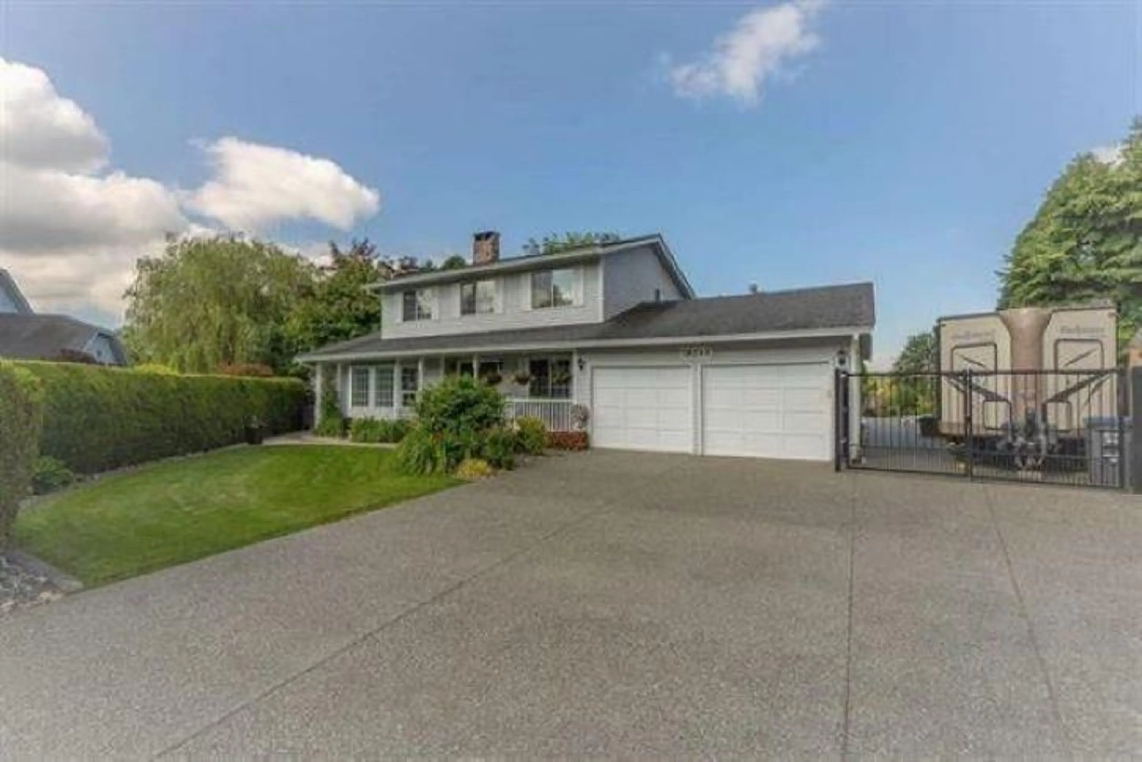A pic from outside/outdoor area/front of a property/back of a property/a pic from drone, street for 18244 54 AVENUE, Surrey British Columbia V3S7Z1