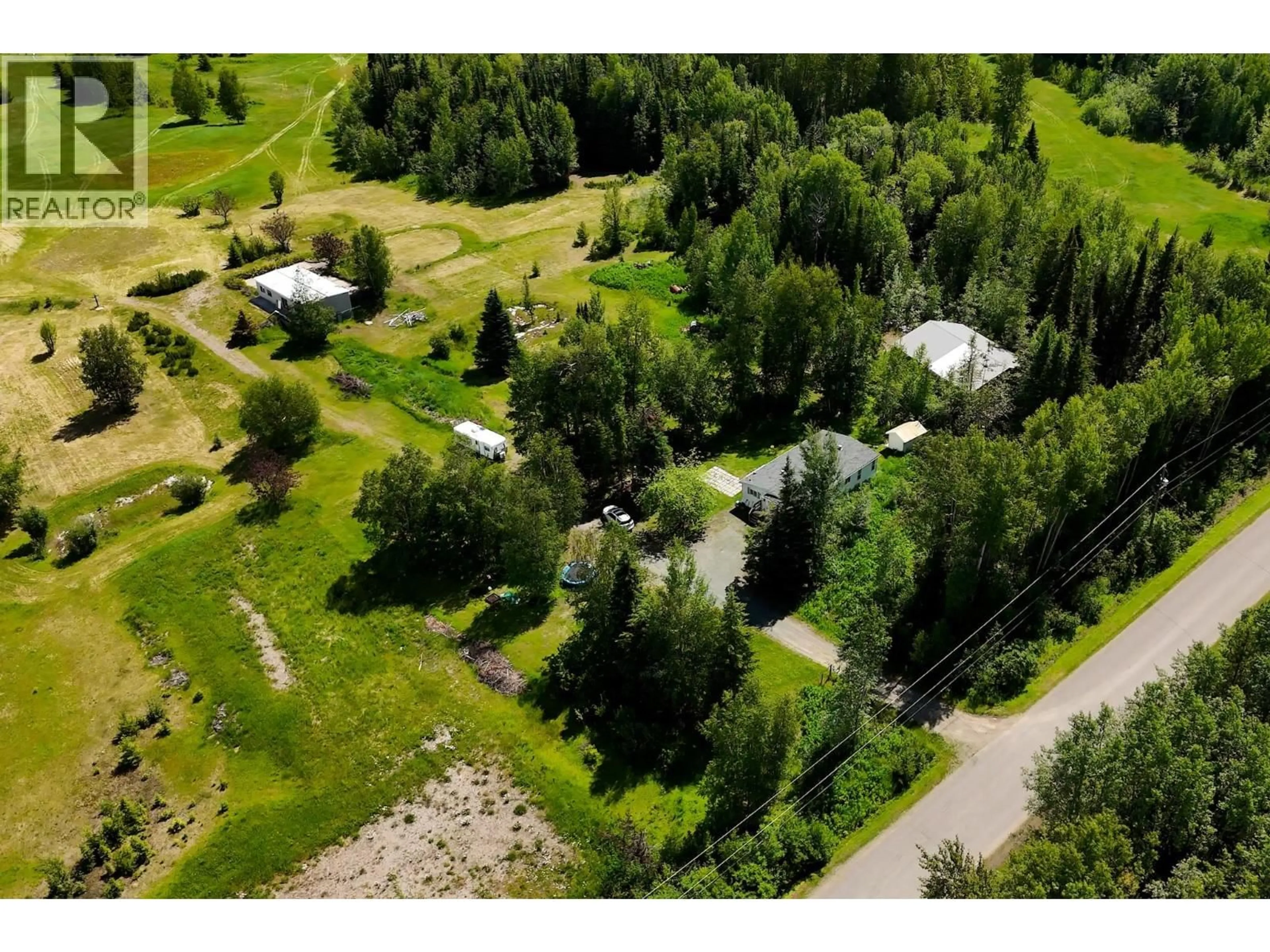 A pic from outside/outdoor area/front of a property/back of a property/a pic from drone, forest/trees view for 9340 AUSTGARDEN ROAD, Prince George British Columbia V2K5M1