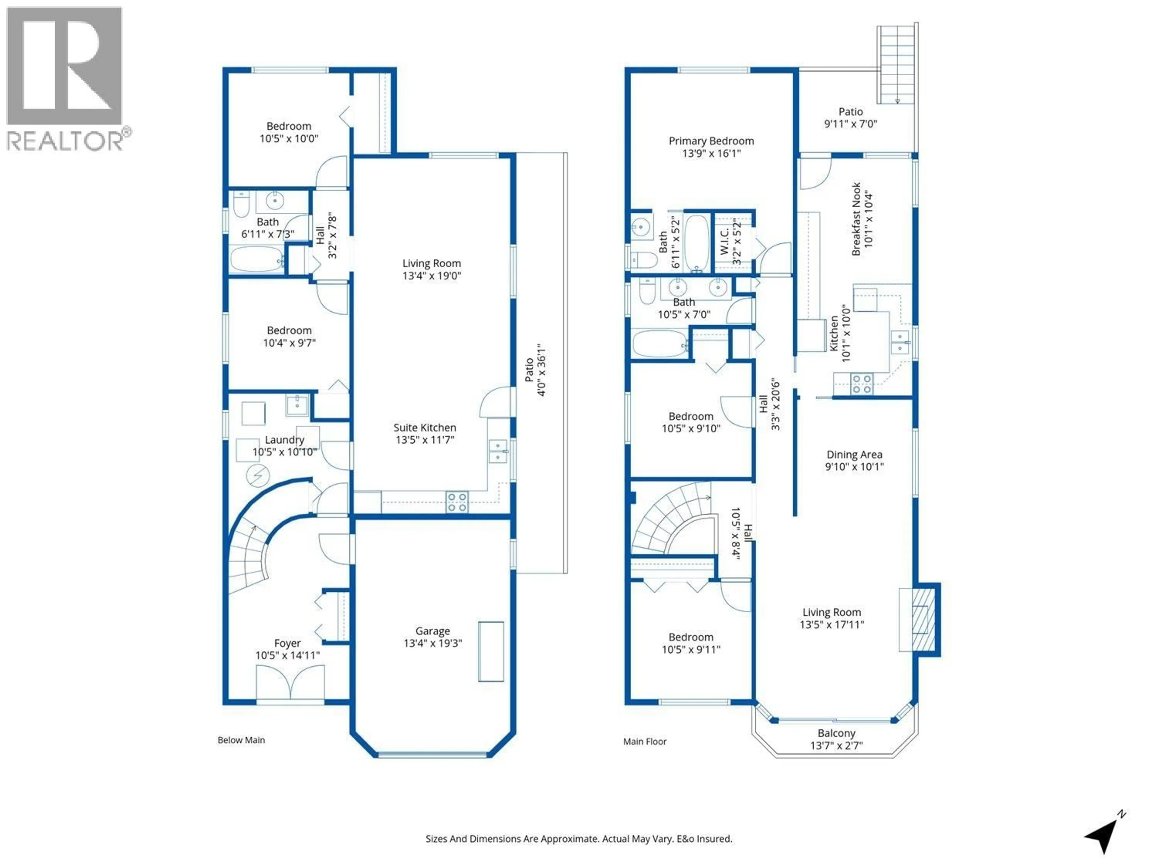Floor plan for 7477 19TH AVENUE, Burnaby British Columbia V3N1E5