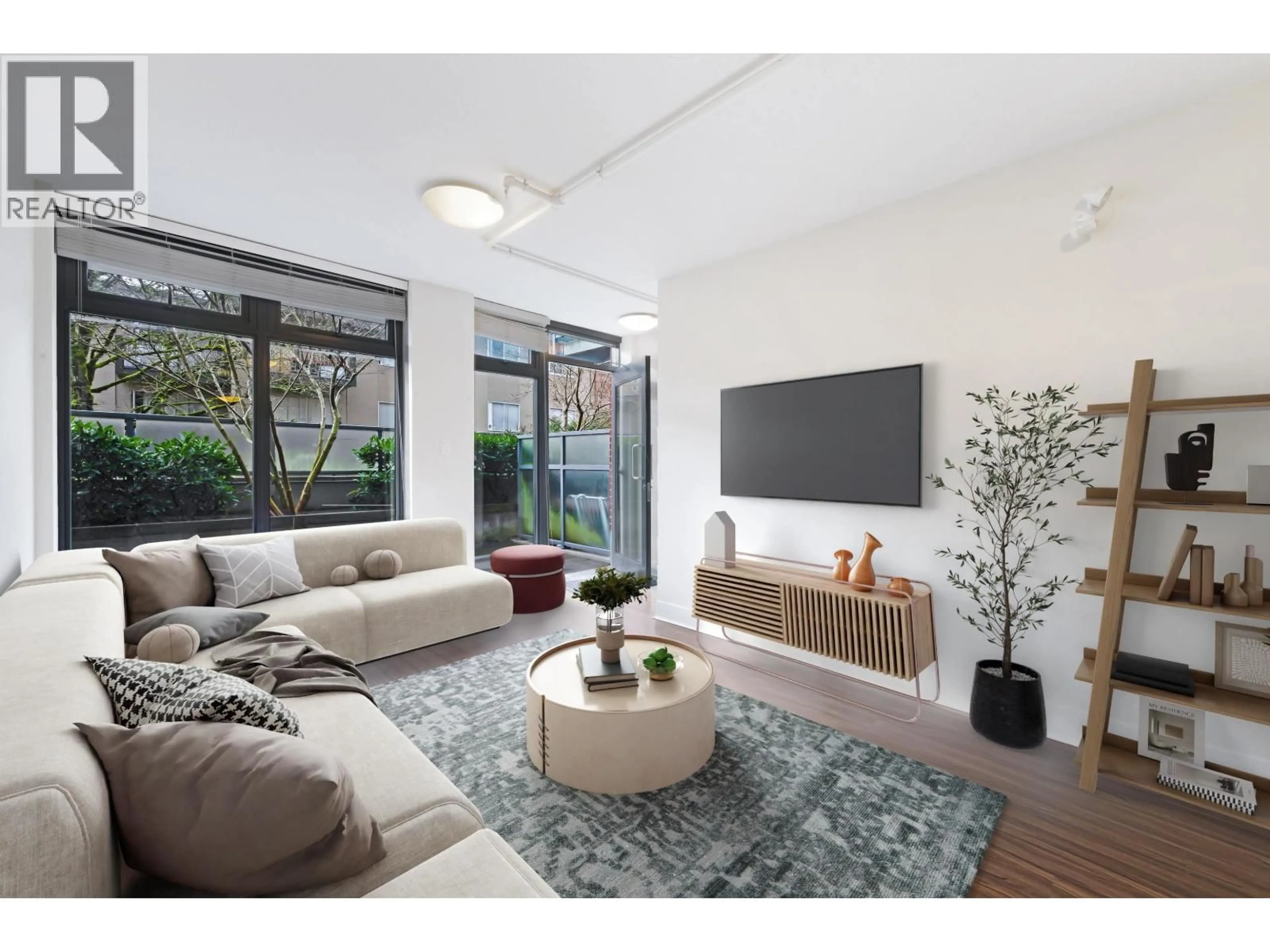 Living room with furniture, unknown for 110 - 258 SIXTH STREET, New Westminster British Columbia V3L0G6