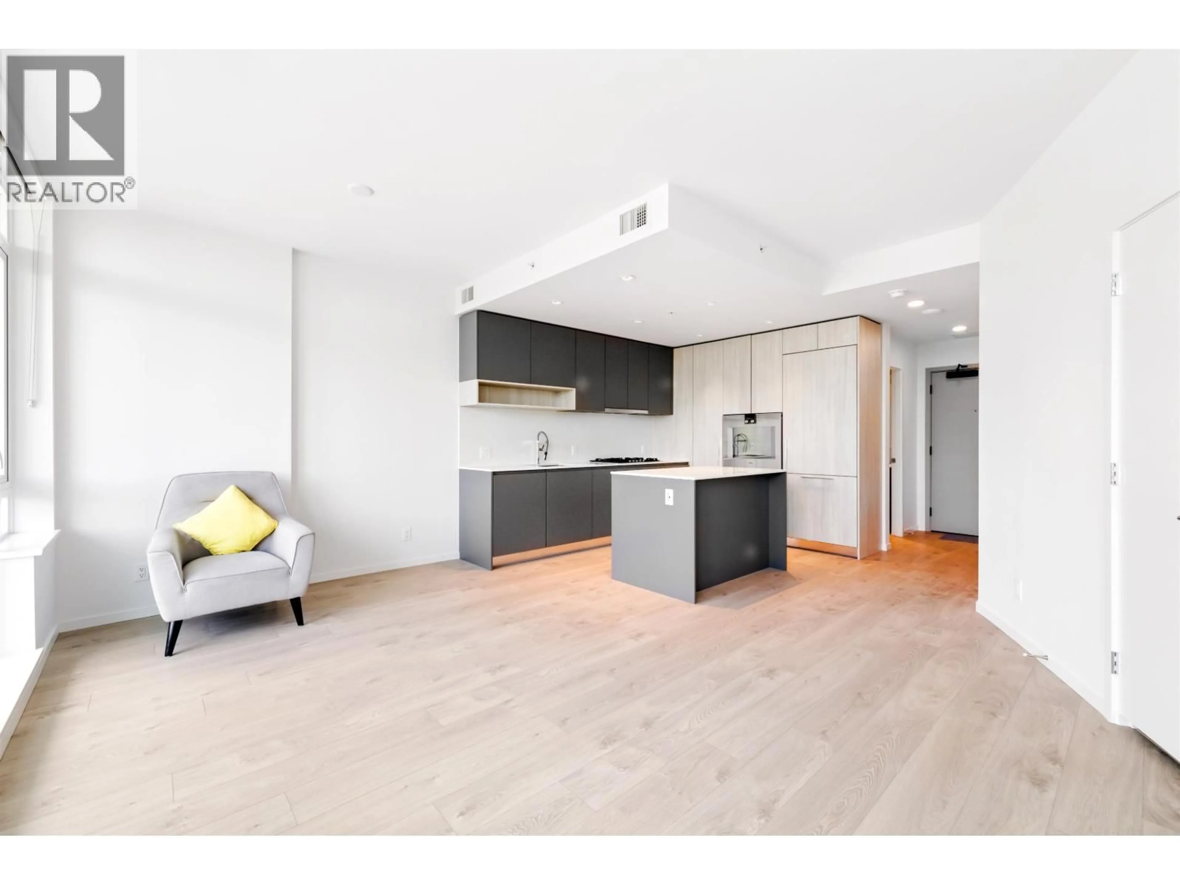 Open concept kitchen, wood/laminate floor for 422 - 6808 MINORU BOULEVARD, Richmond British Columbia V6Y0M7